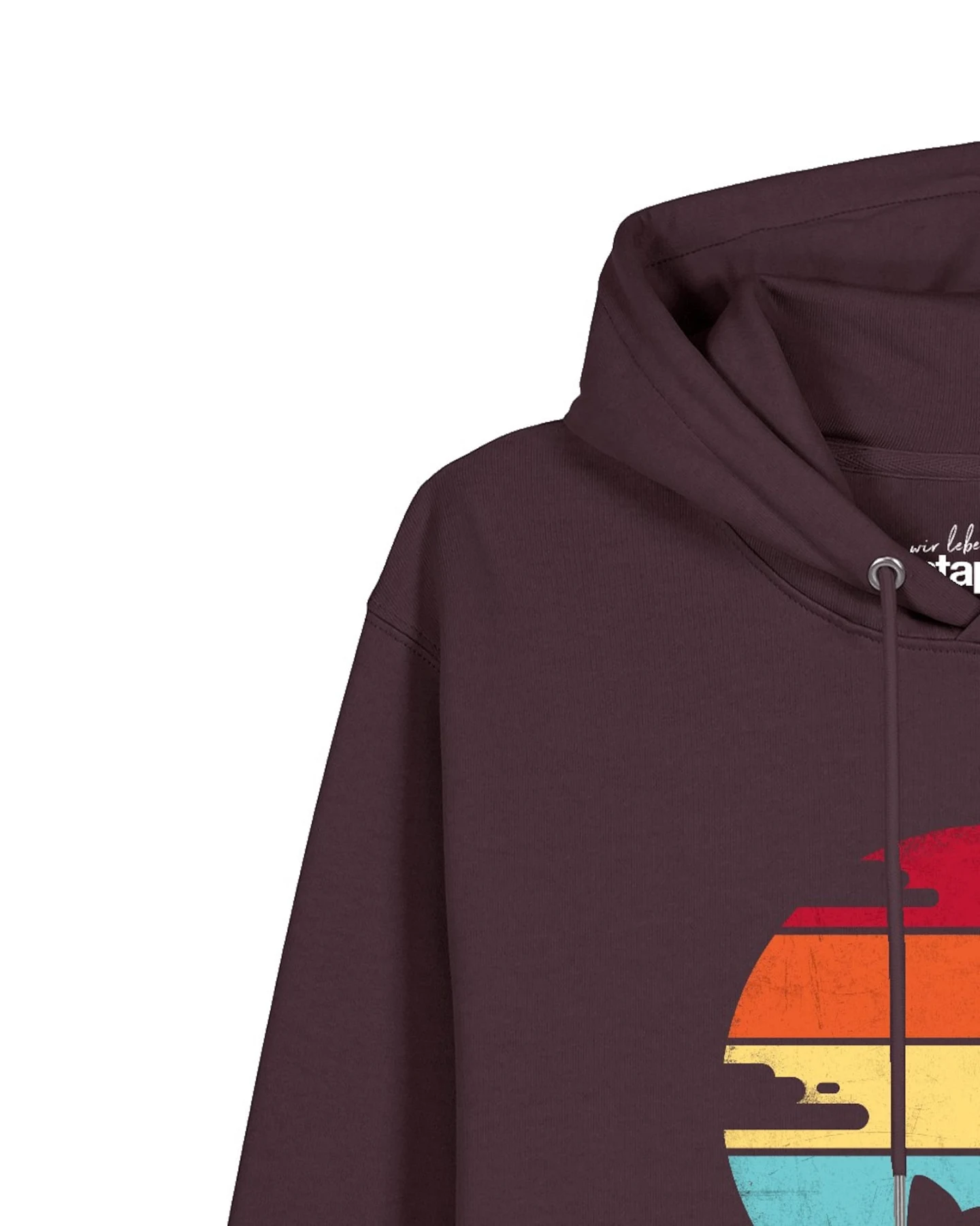 Watapparel Sweatshirt Retro Sunset Cat – Ansicht 3