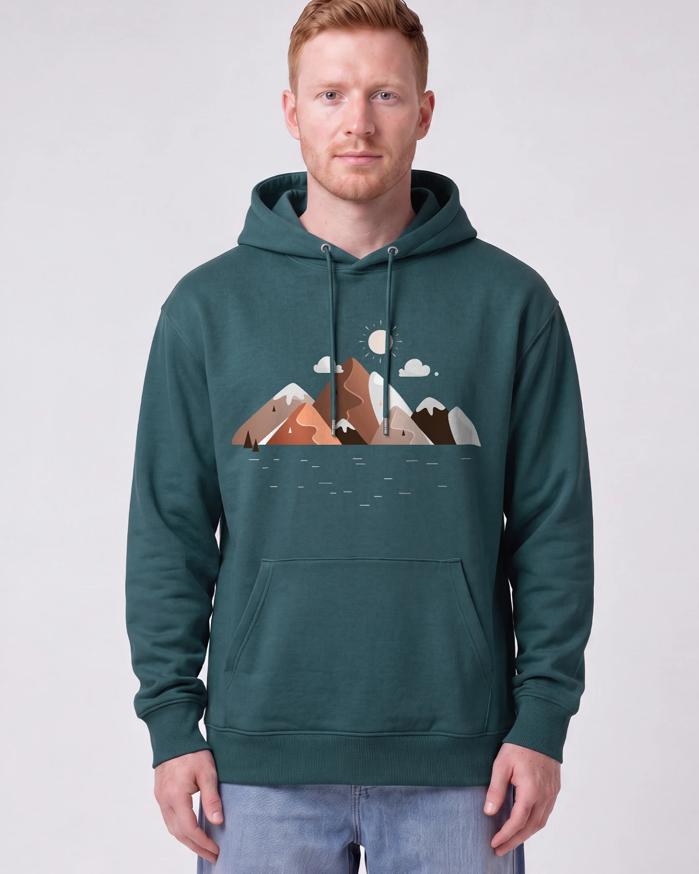 Watapparel Sweatshirt Mountains & Moon – Ansicht 2