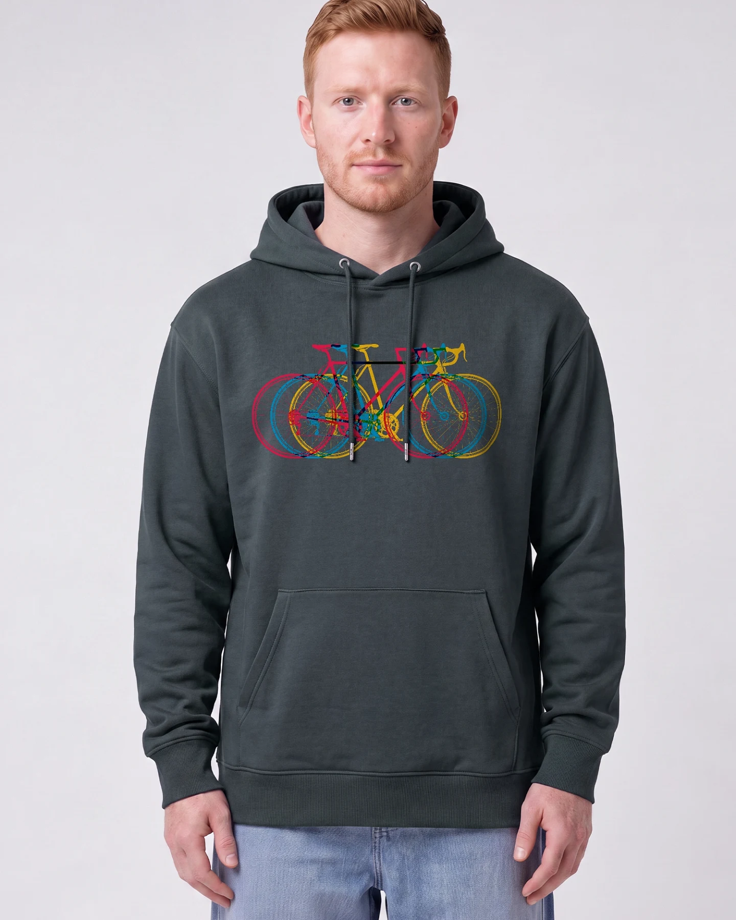 Watapparel Sweatshirt Fahrräder – Ansicht 2