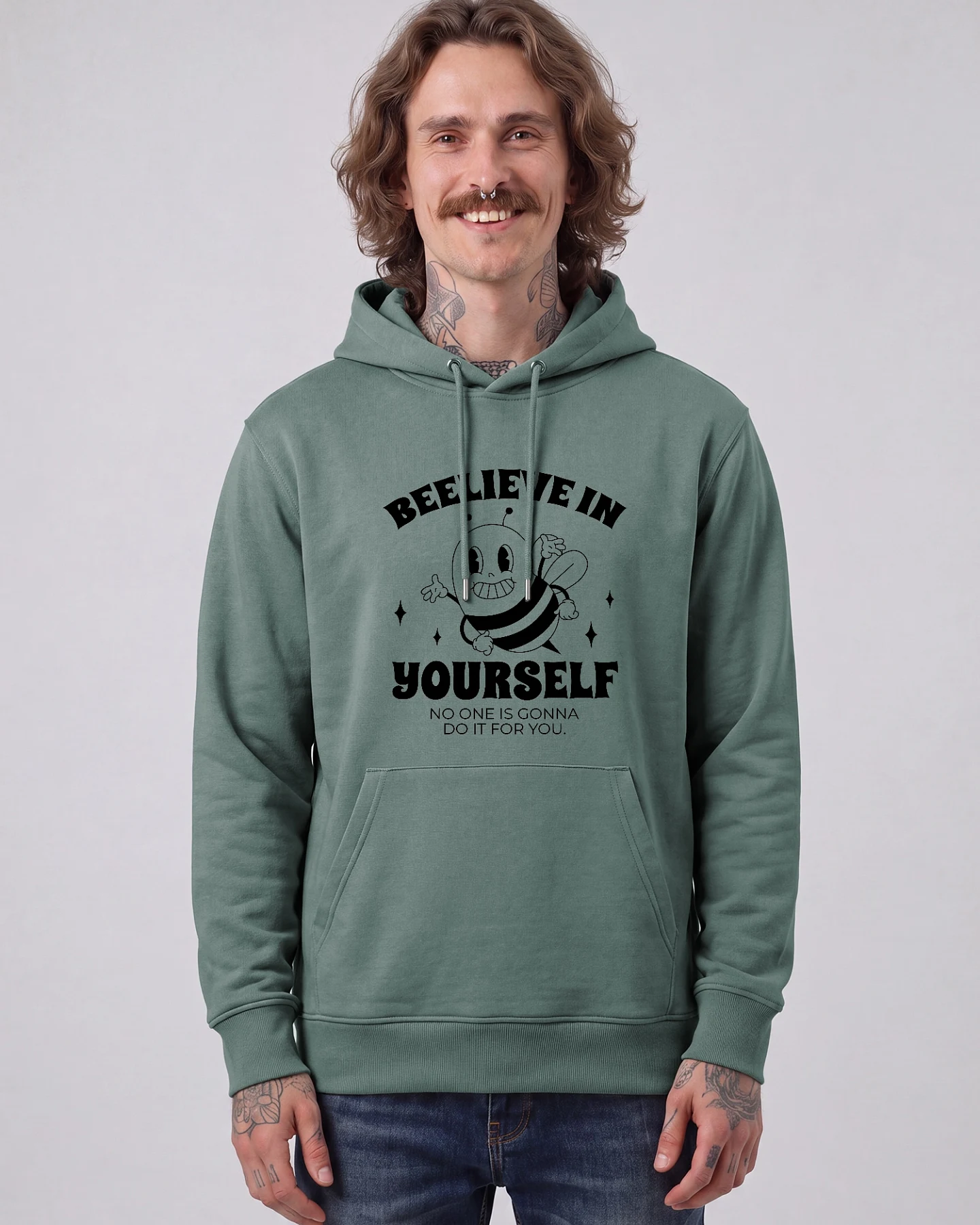 Watapparel Sweatshirt Beelieve in yourself – Ansicht 2