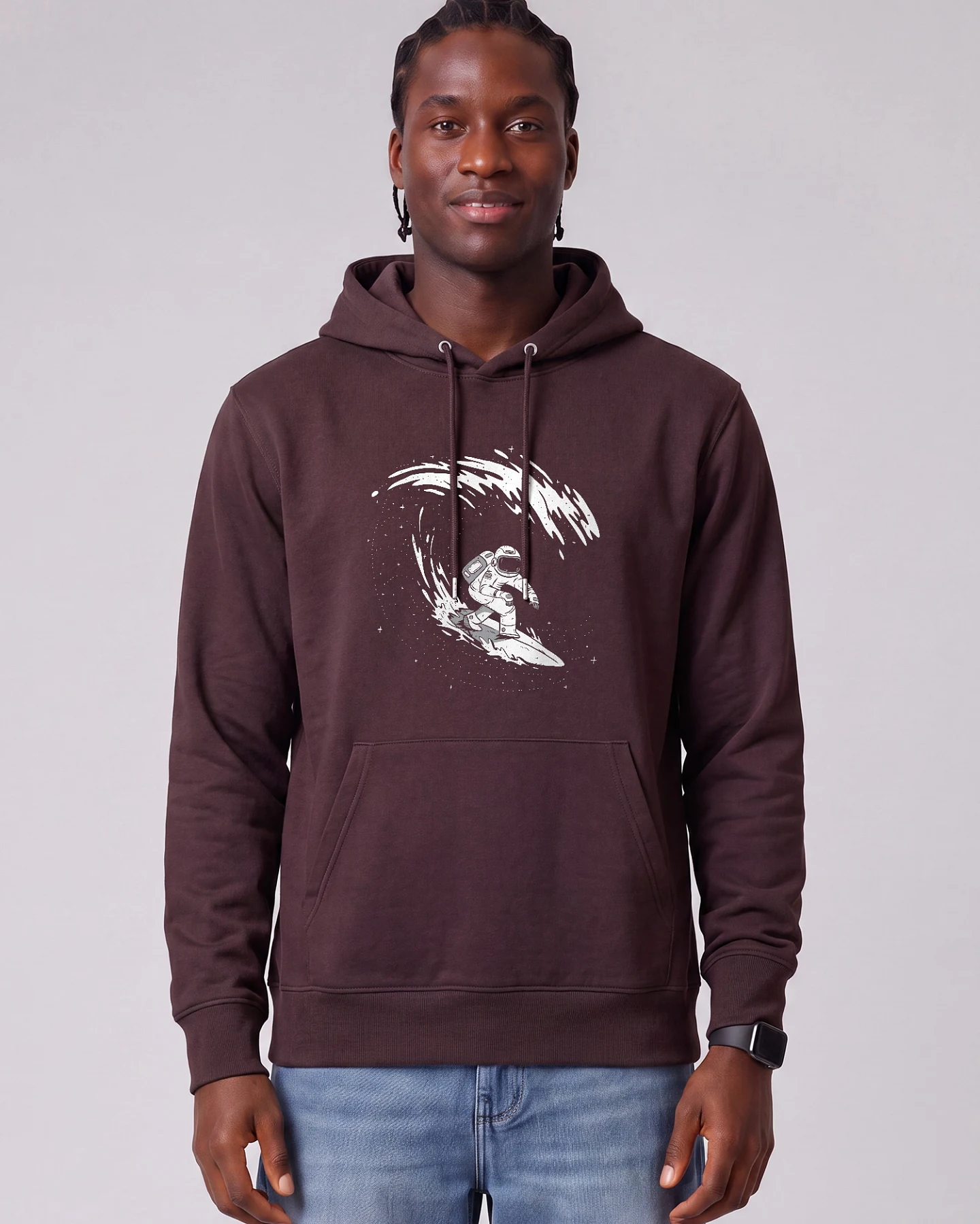 Watapparel Sweatshirt Surfing Spaceman – Ansicht 2