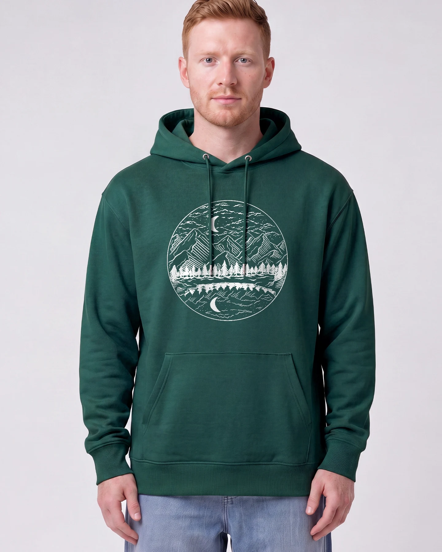 Watapparel Sweatshirt Mountains by night – Ansicht 2