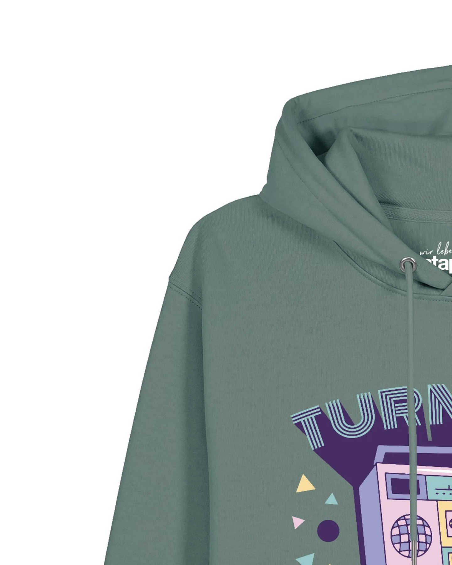 Watapparel Sweatshirt Turn The Music Up – Ansicht 3