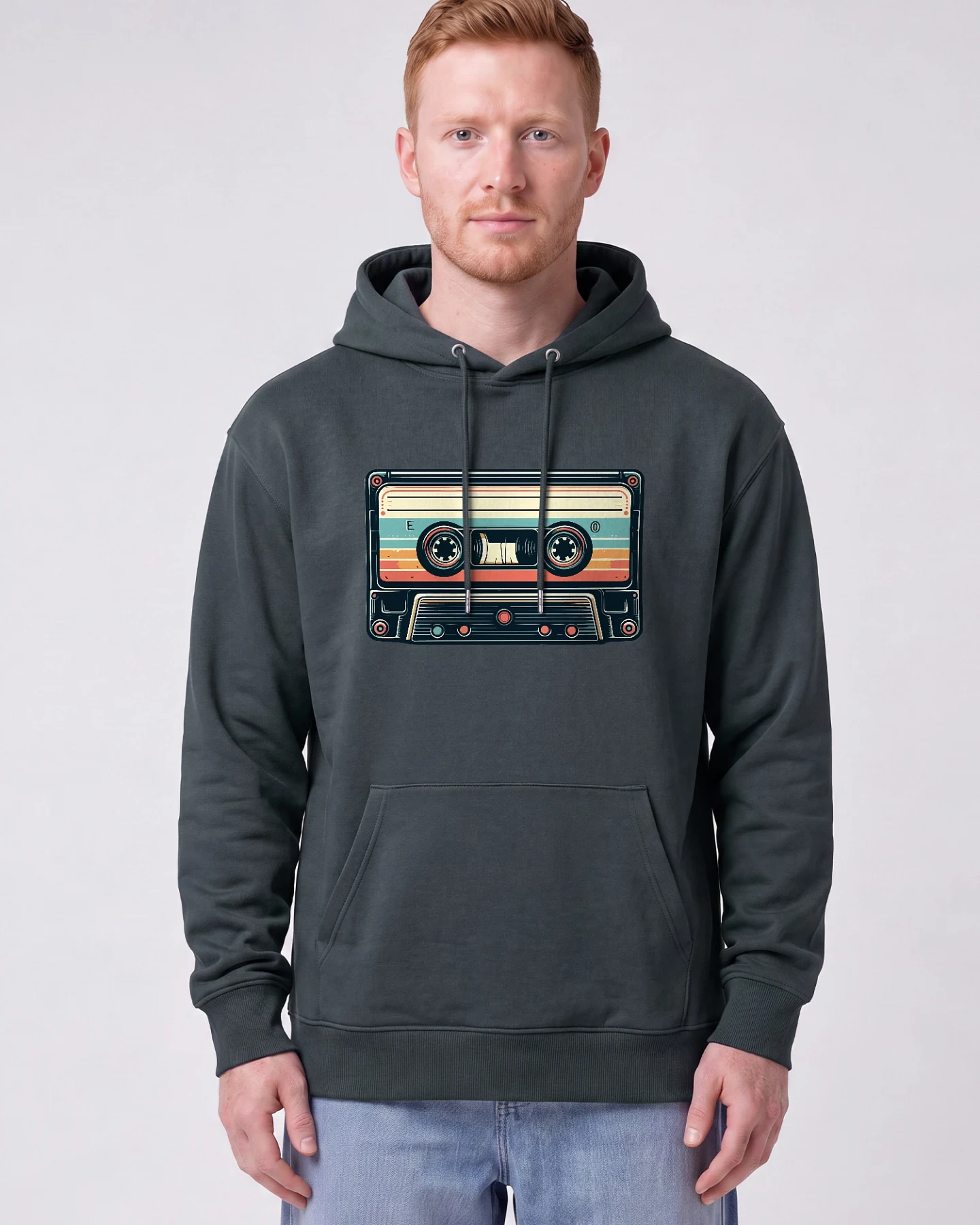 Watapparel Sweatshirt Retro Kassette – Ansicht 2