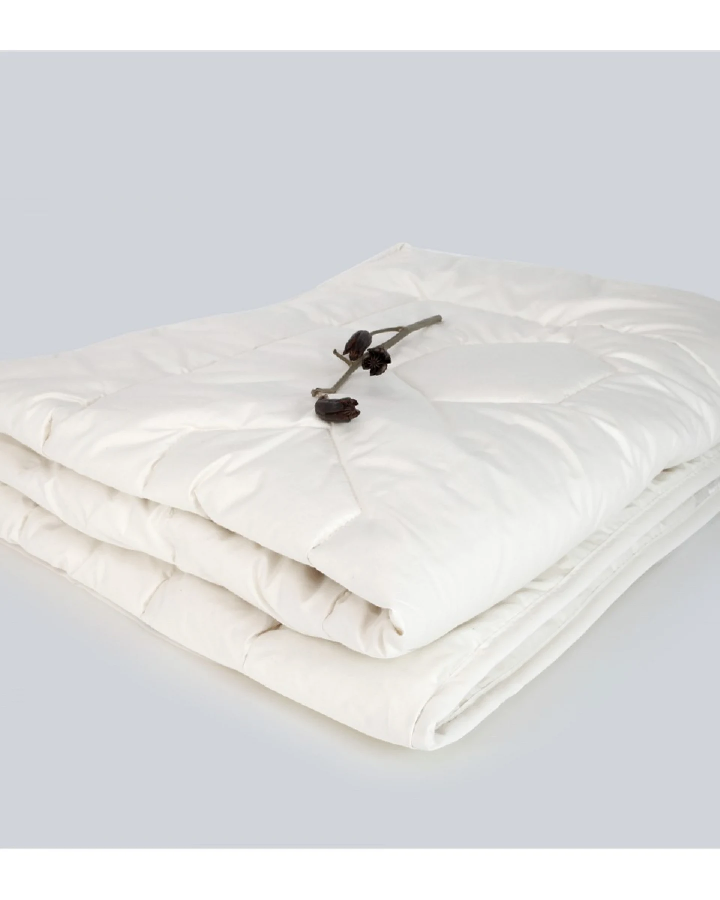 Baby- und Kinderbettdecke Wildseide 100 x 135 cm, 450 g (Sommer), Perkal-Inlett – Ansicht 2