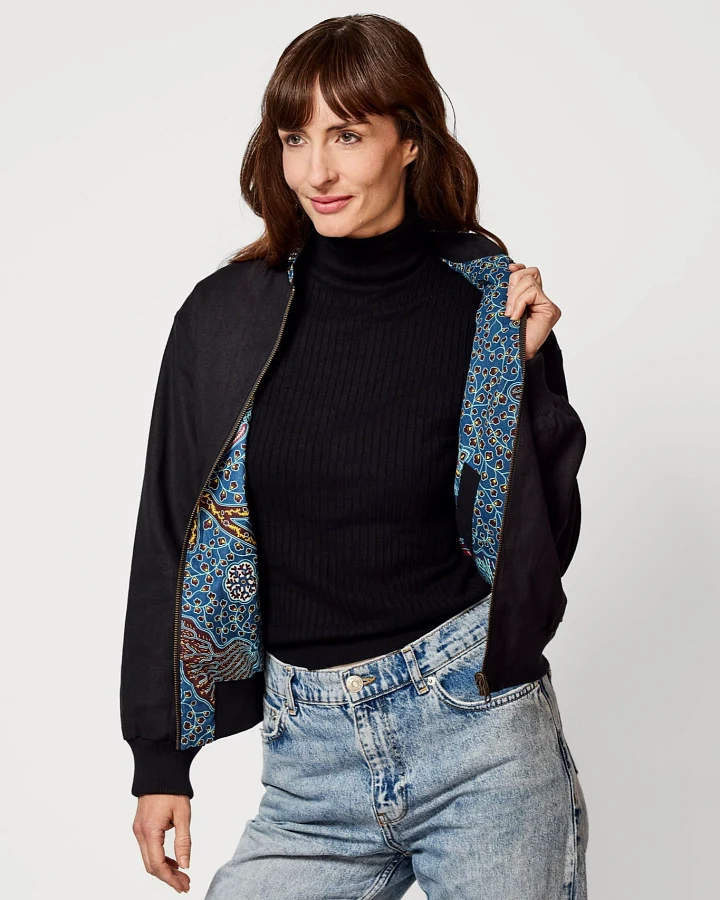 Khala Damen vegan Wendejacke Moongarden