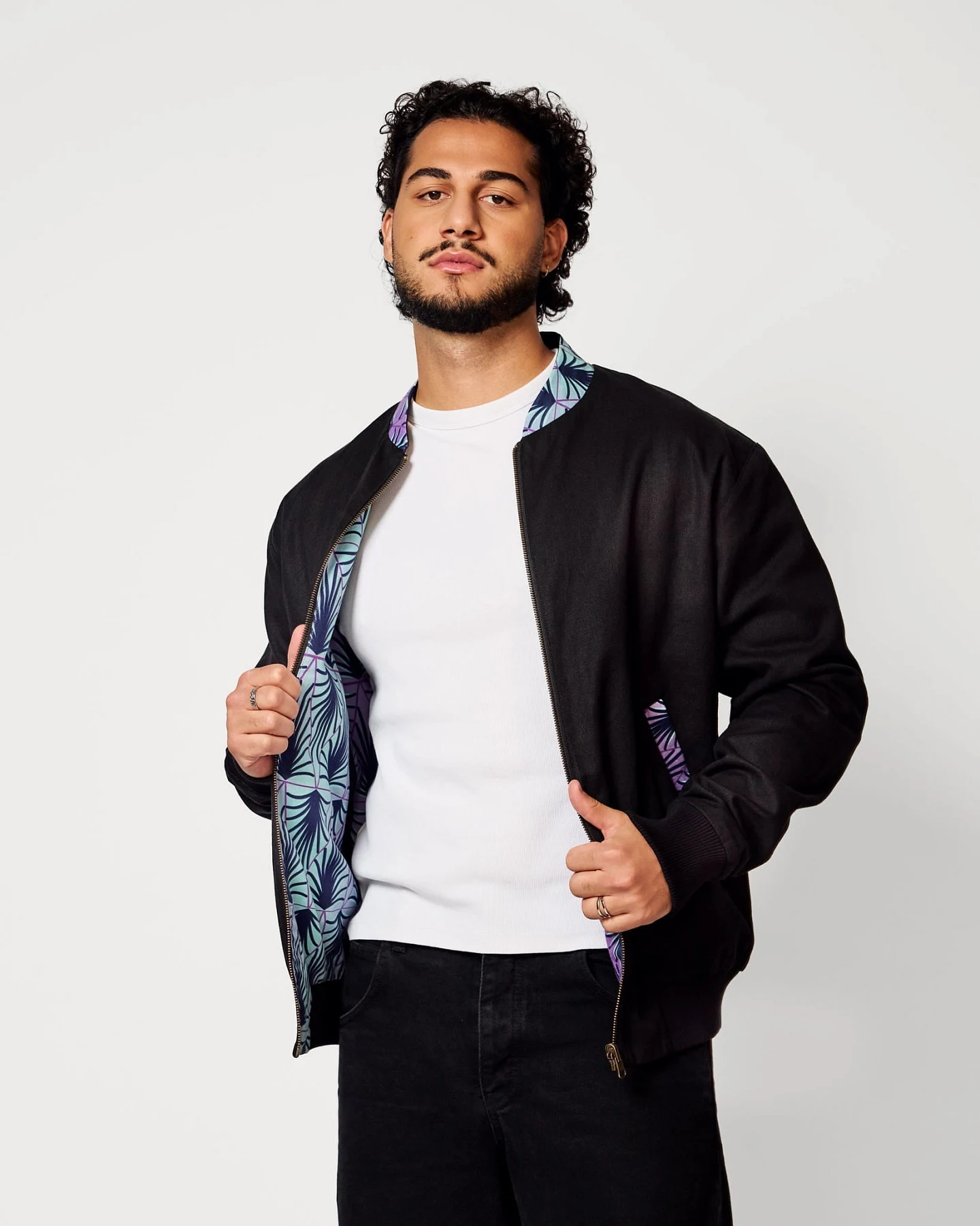 Khala Herren vegan Wendejacke Moongarden Von Ri Chu – Ansicht 2
