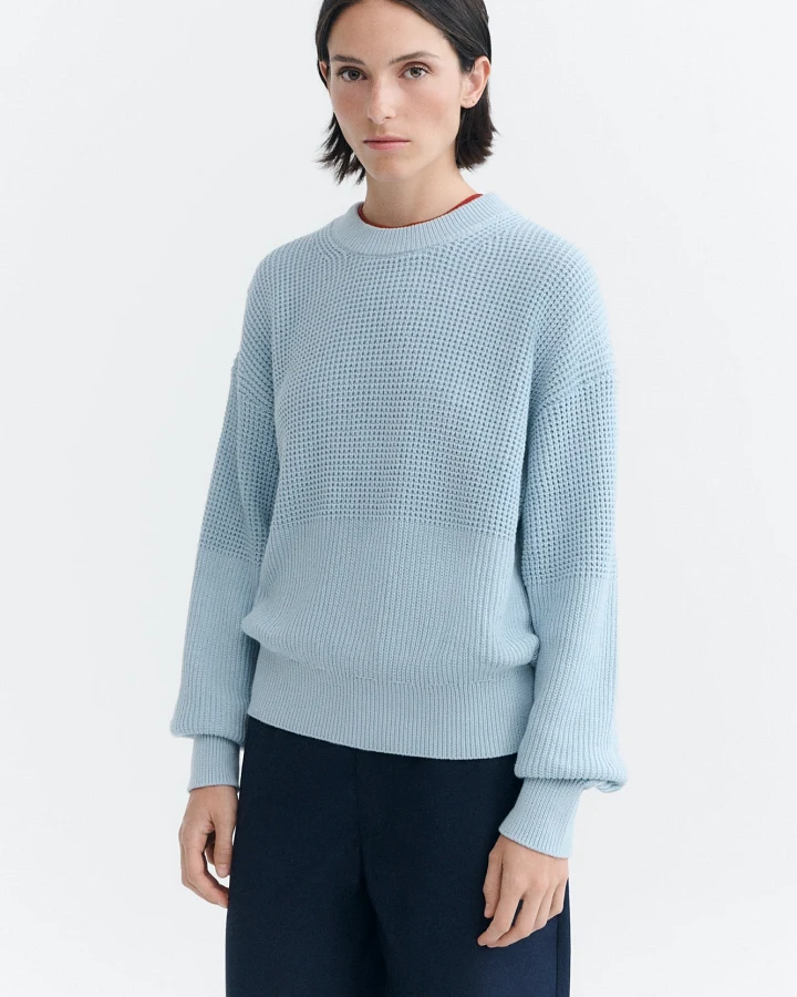 Thinking MU Damen vegan Pullover Calia Hellblau