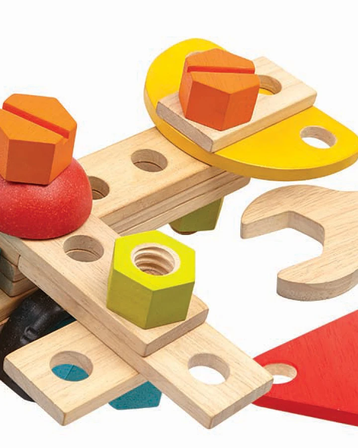 PlanToys - Bau-Set Holz