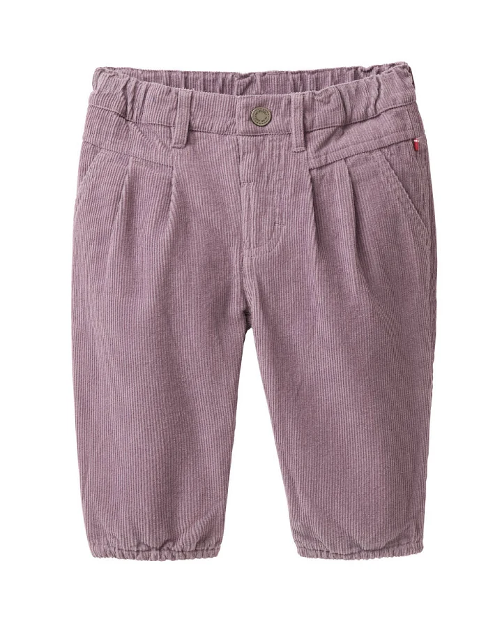 People Wear Organic - Cord-Hose gefüttert grauviolett