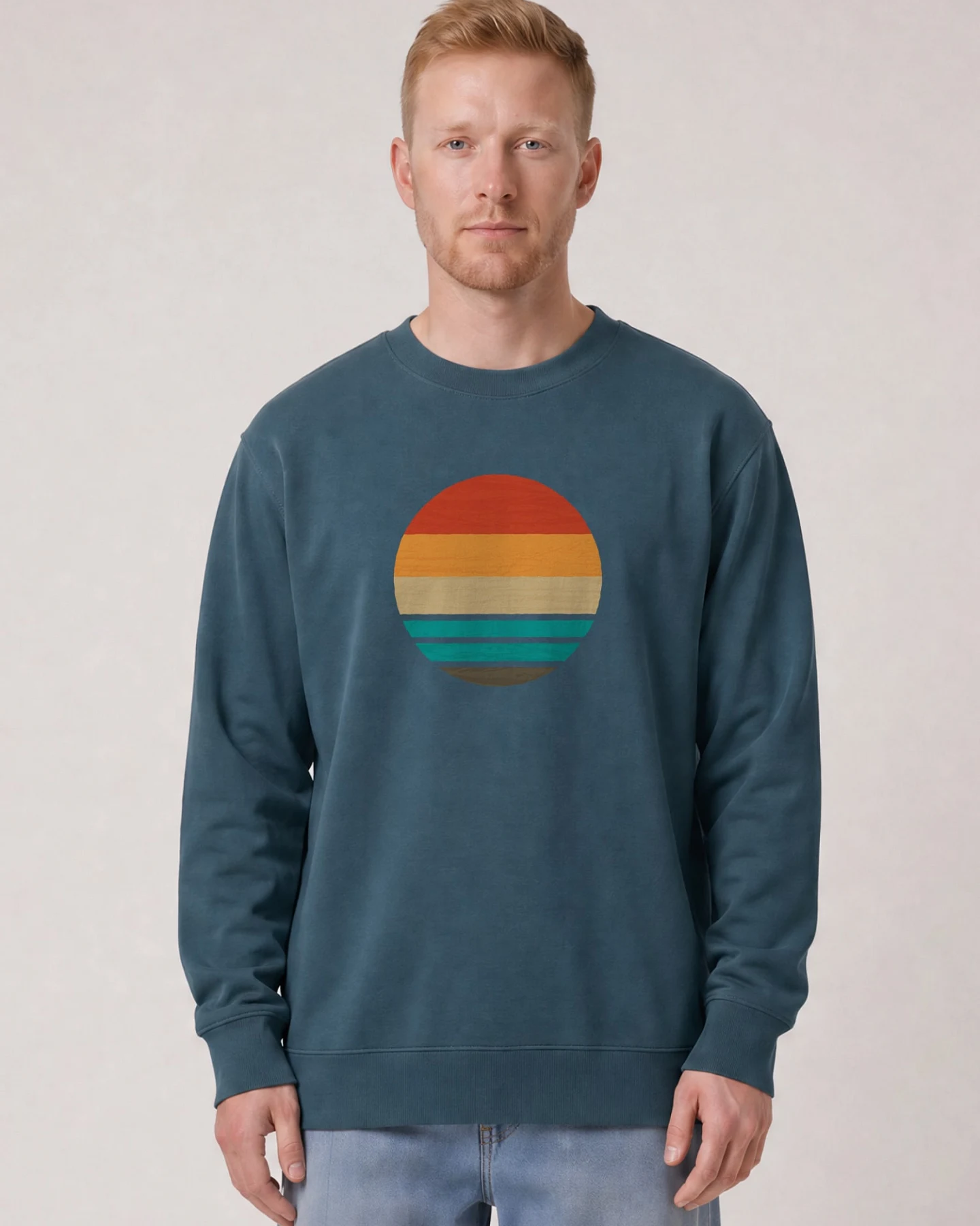 Watapparel Sweatshirt Retro Sunset Ocean – Ansicht 2
