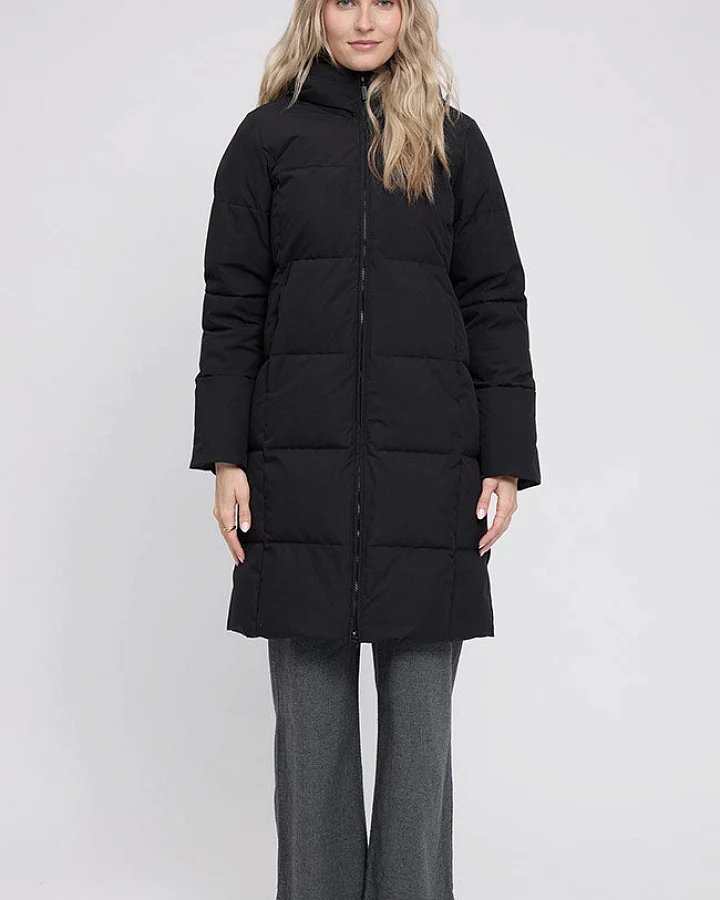 Mazine Damen vegan Jacke Basic Puffer Schwarz