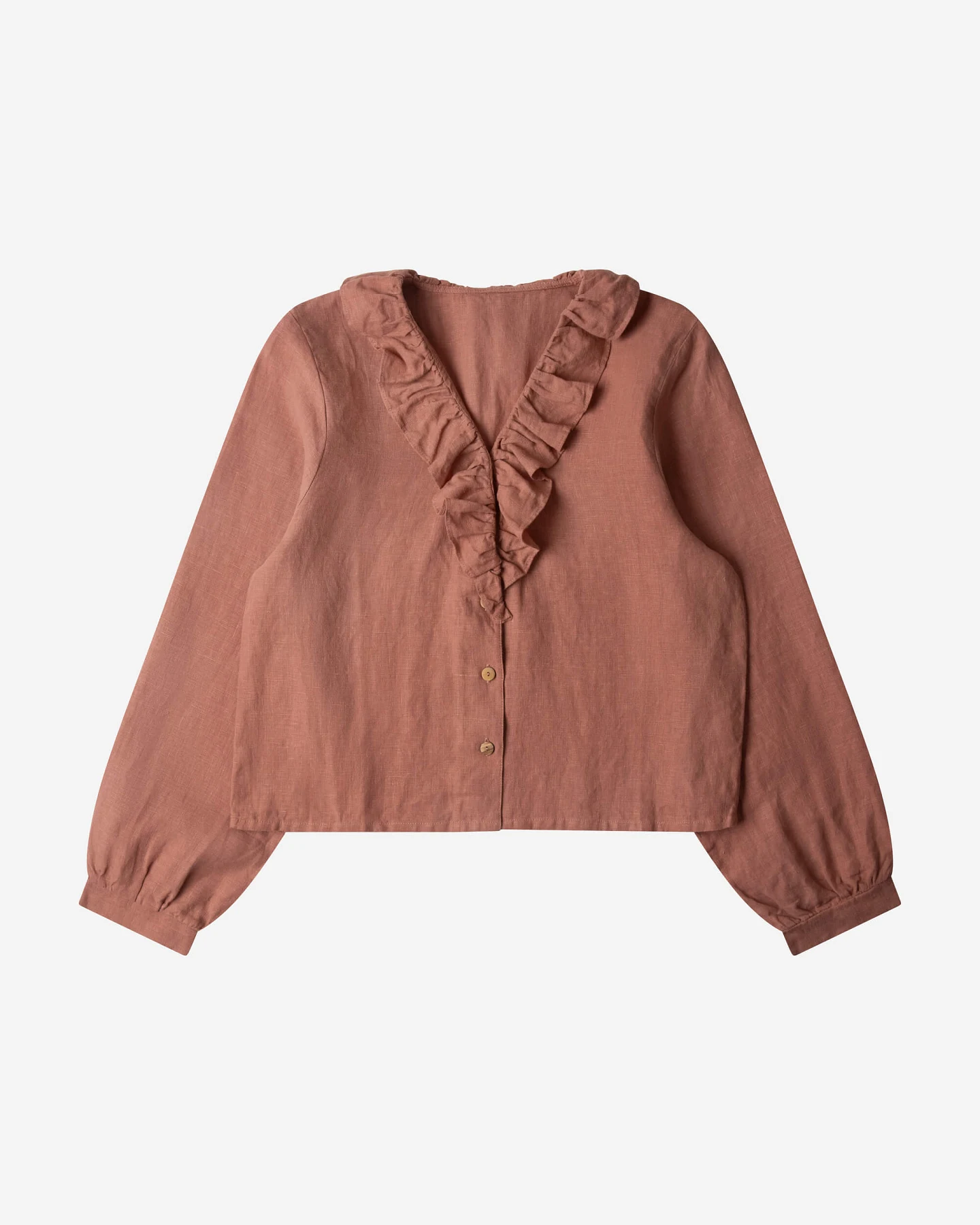 MATONA Damen vegan Bluse Cirque Rosy Brown – Ansicht 2