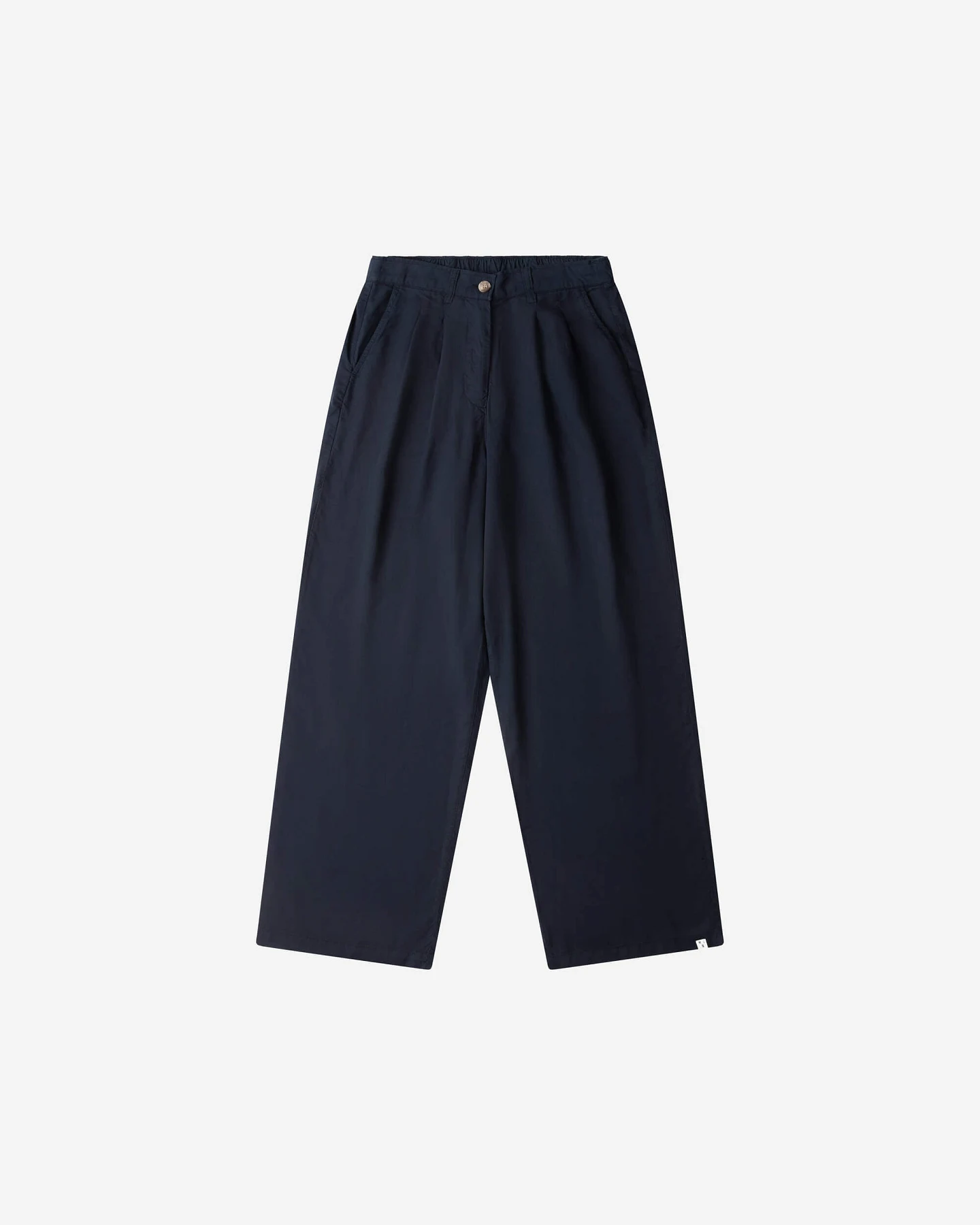 MATONA Damen vegan Hose Pleated Mitternachtsblau – Ansicht 2
