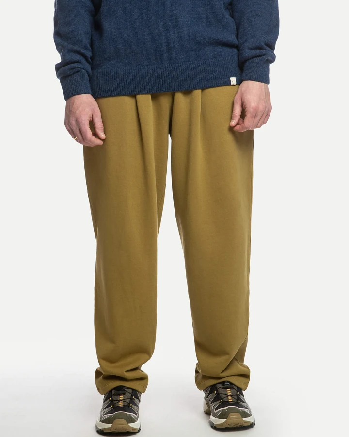 MATONA Herren vegan Jogginghose Mit Falten Goldfarben