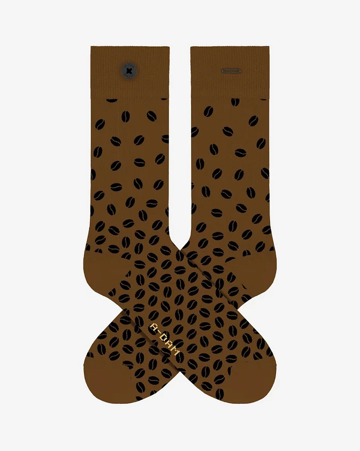 Socken Casual Coffee Falling Beans Braun