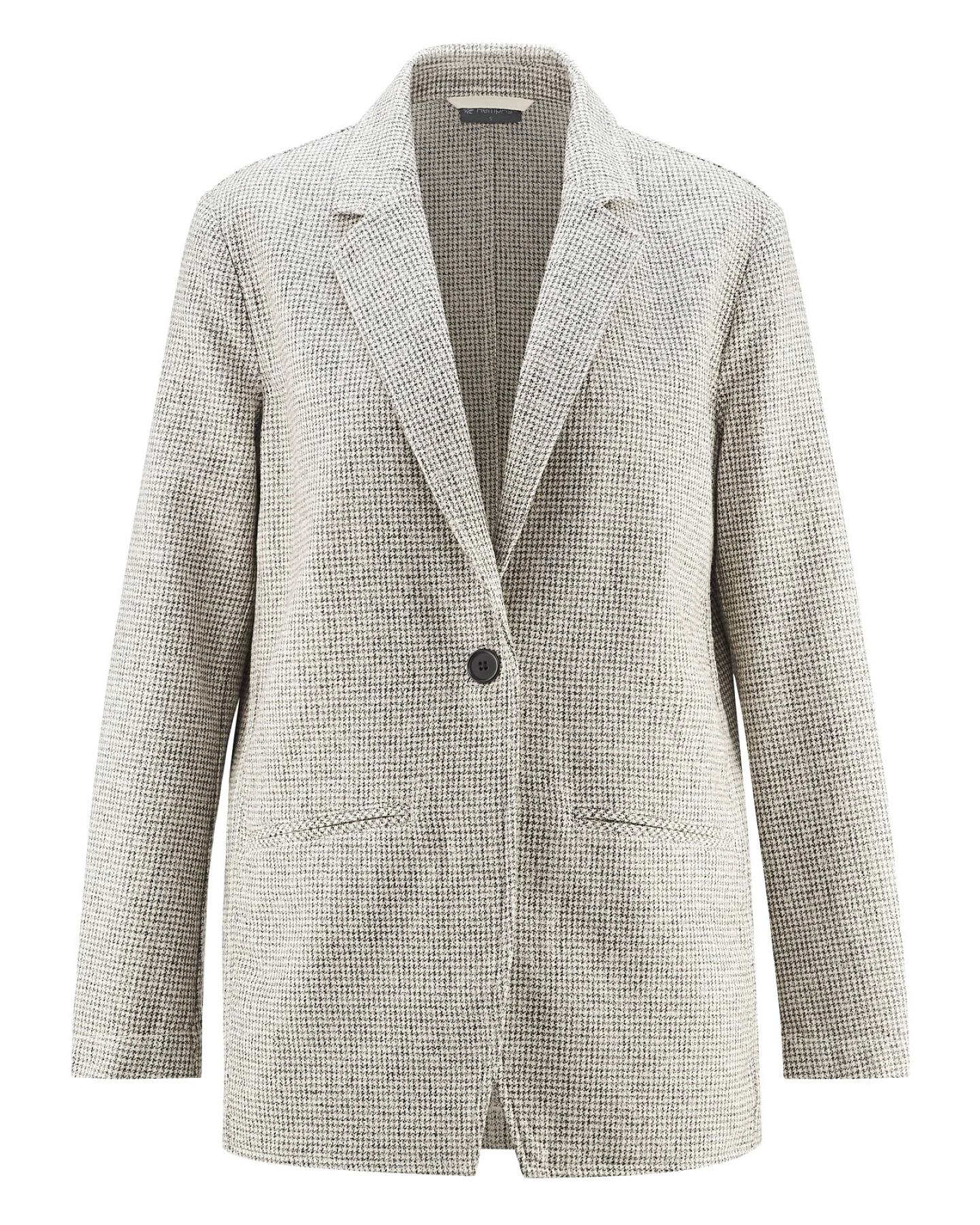 Hempage Damen vegan Blazer Pepita Natural – Ansicht 2