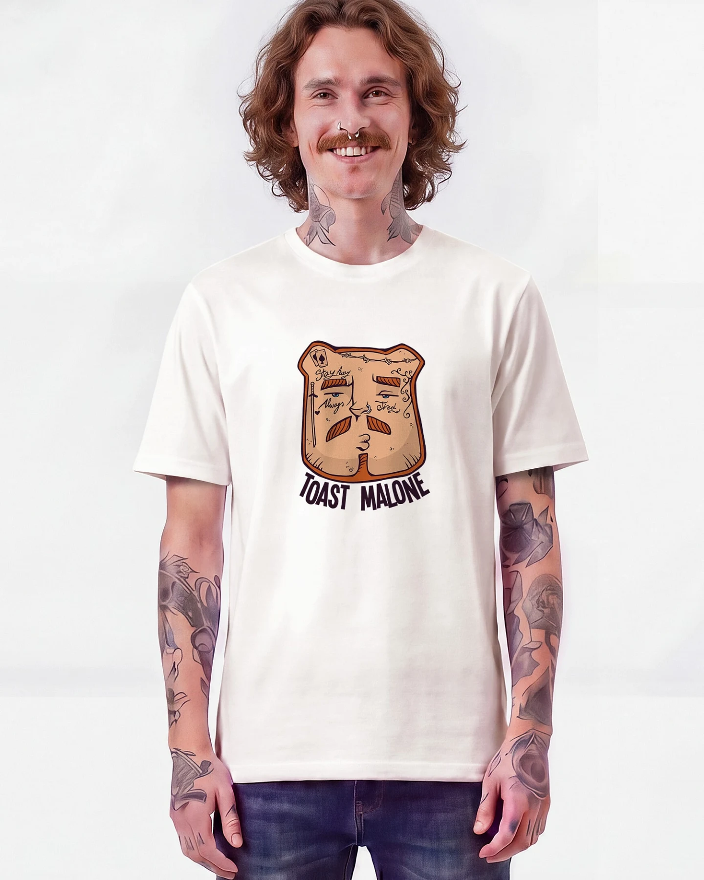 Watapparel T-Shirt Toast Malone – Ansicht 2
