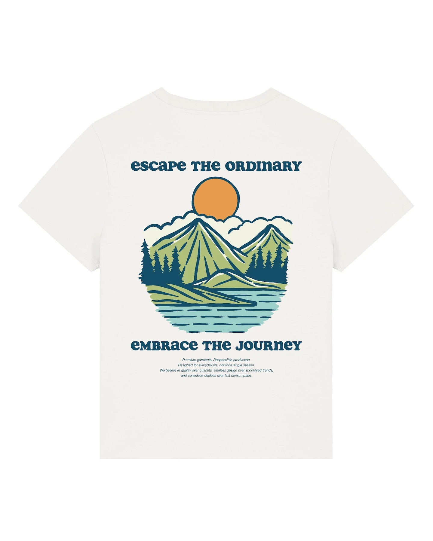 Watapparel T-Shirt Escape The Ordinary (GOTS) – Ansicht 4