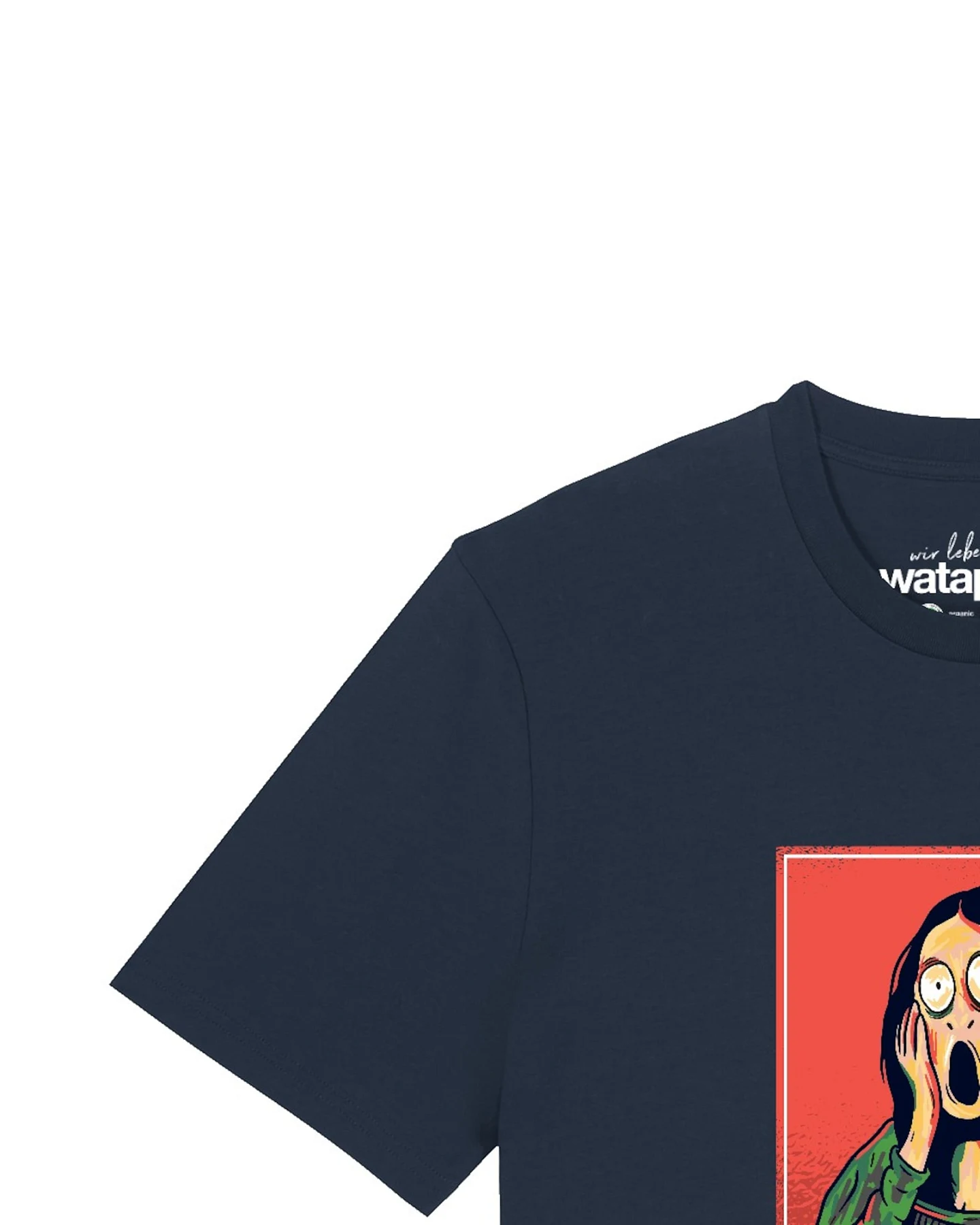 Watapparel T-Shirt Mona Lisa Scream – Ansicht 3