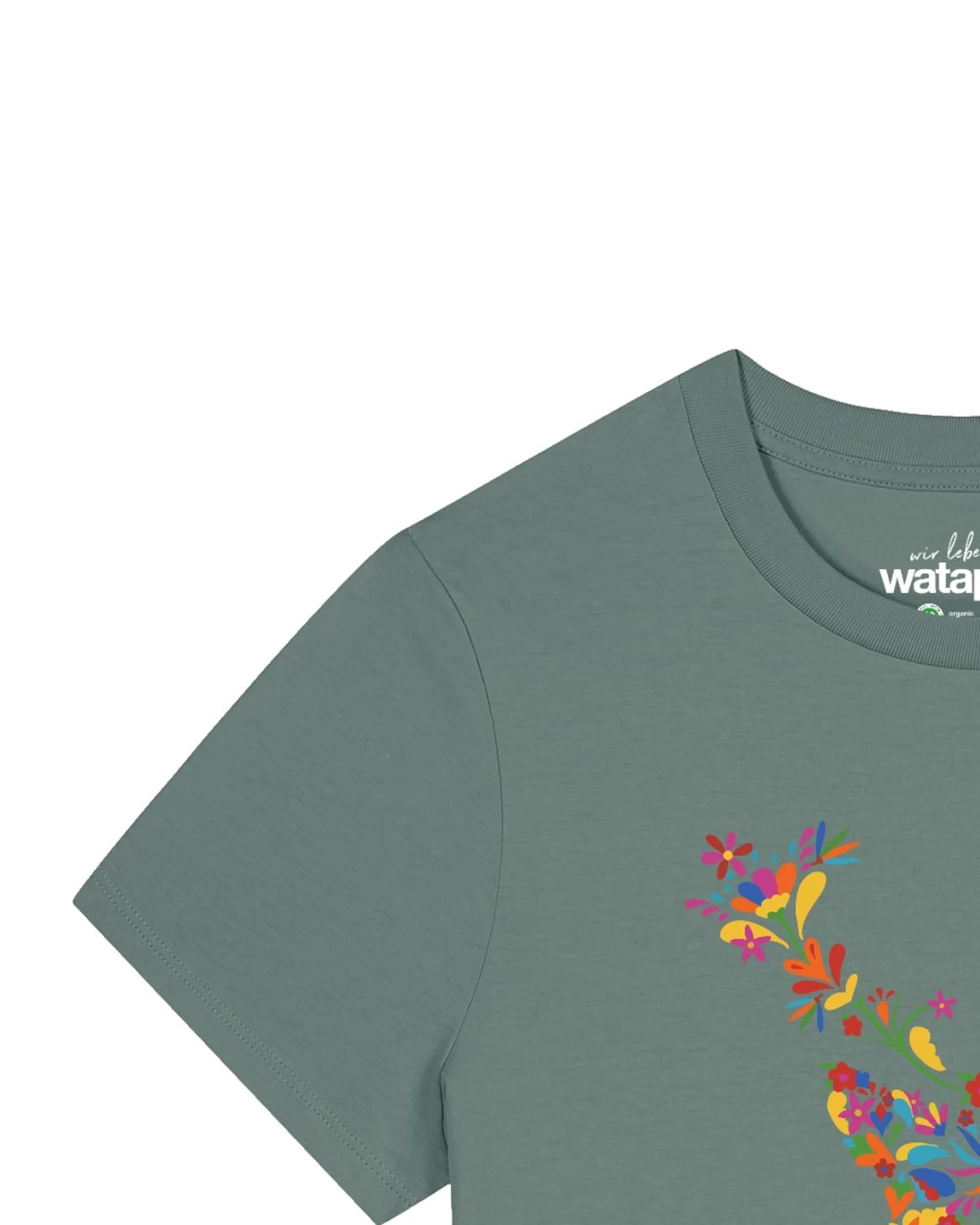 Watapparel T-Shirt Floral Deer – Ansicht 3