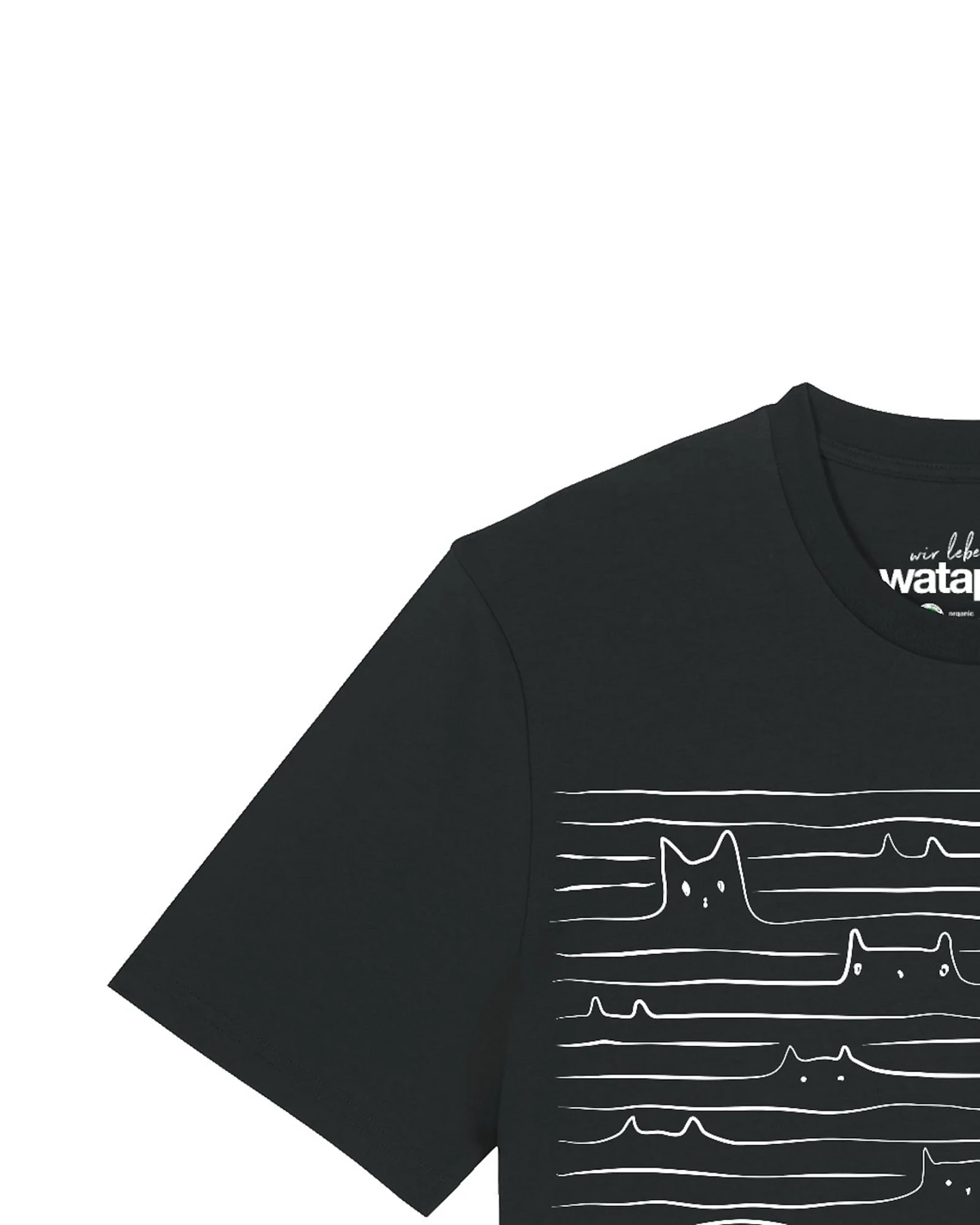 Watapparel T-Shirt Doodle Cats – Ansicht 3