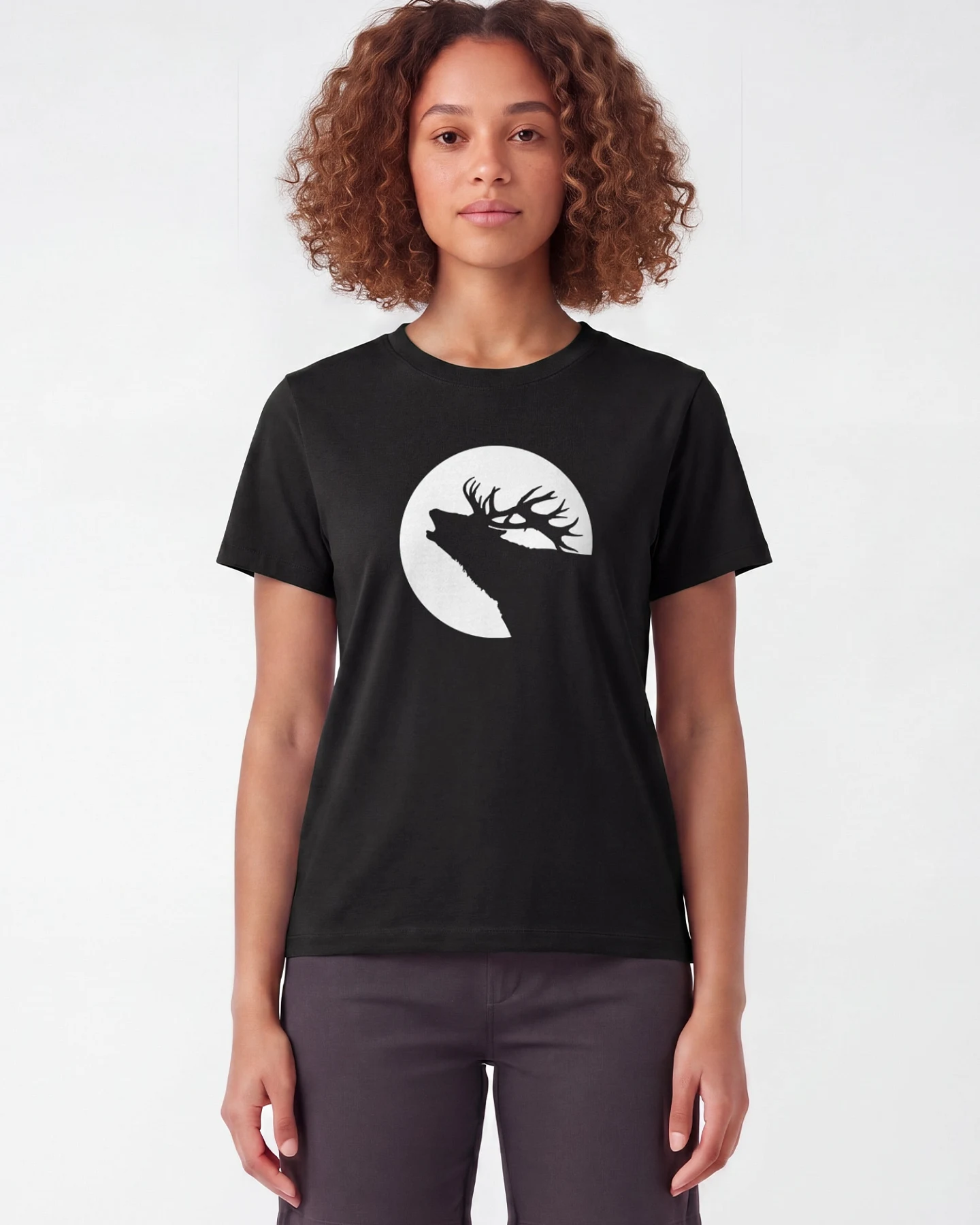Watapparel T-Shirt Röhrender Hirsch – Ansicht 2