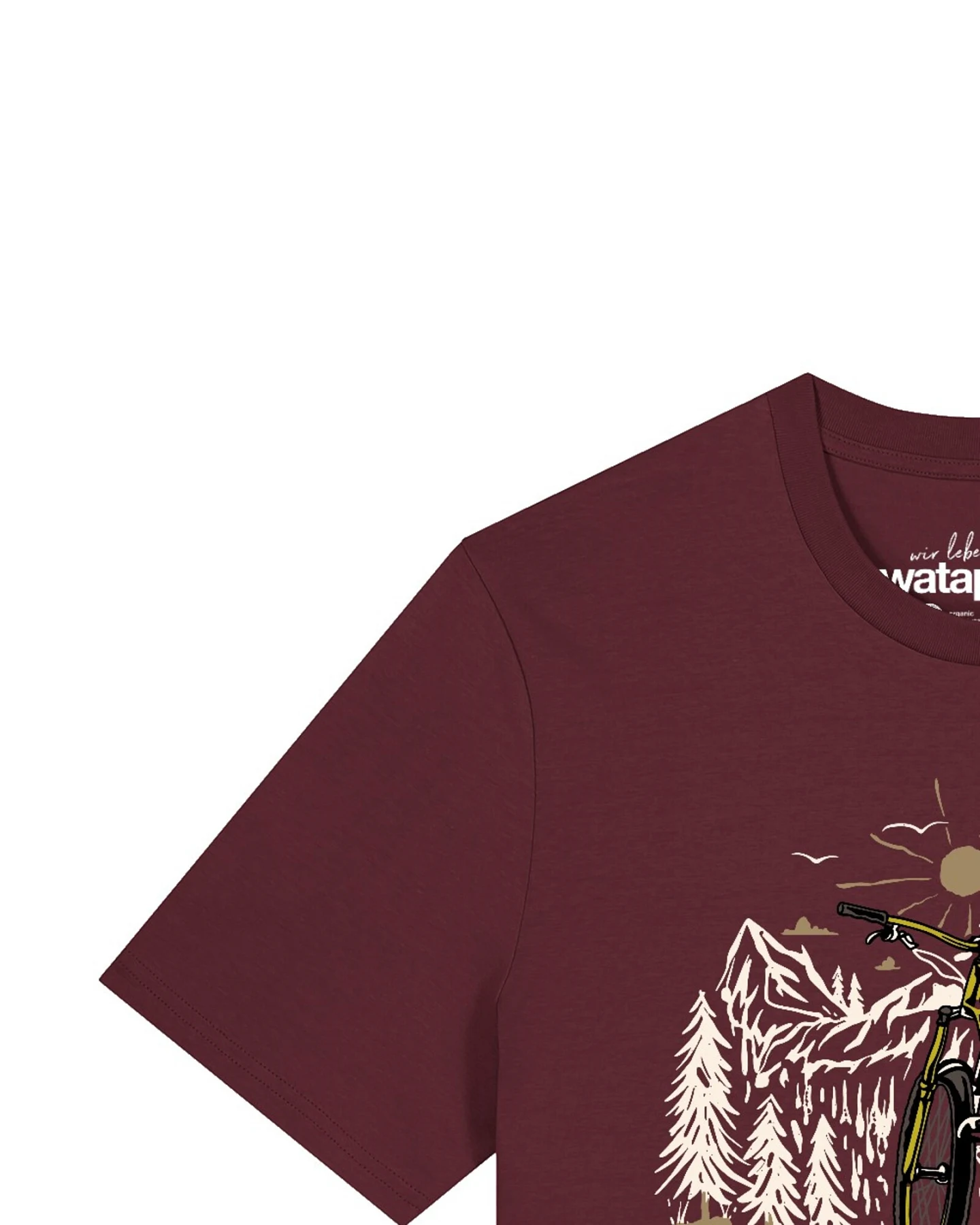 Watapparel T-Shirt Mountainbike Und Berge – Ansicht 3