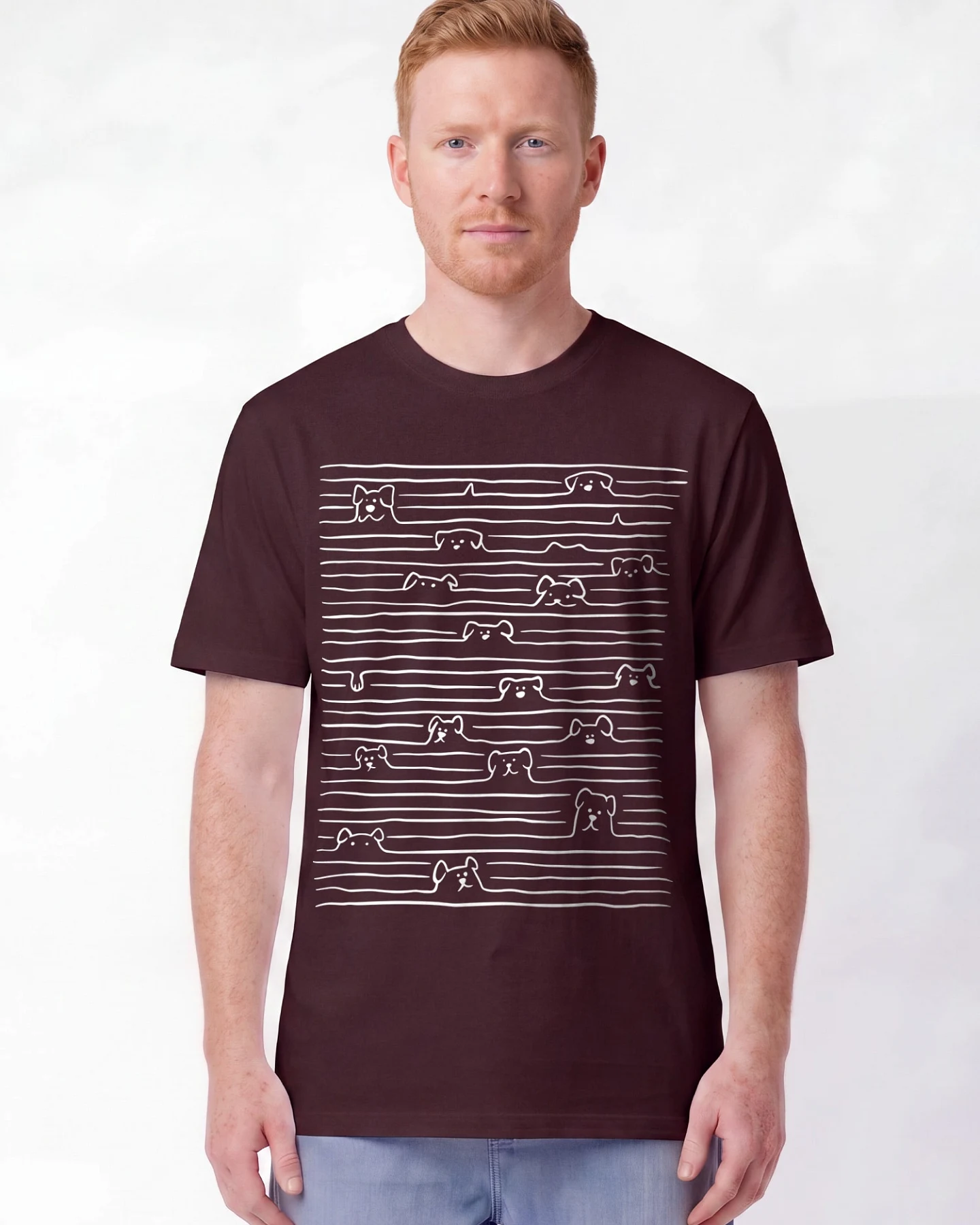 Watapparel T-Shirt Doodle Dogs – Ansicht 2