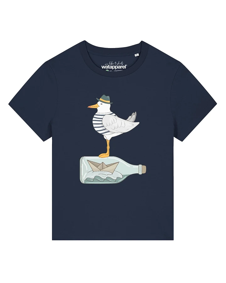Watapparel T-Shirt Möwe Mit Hut