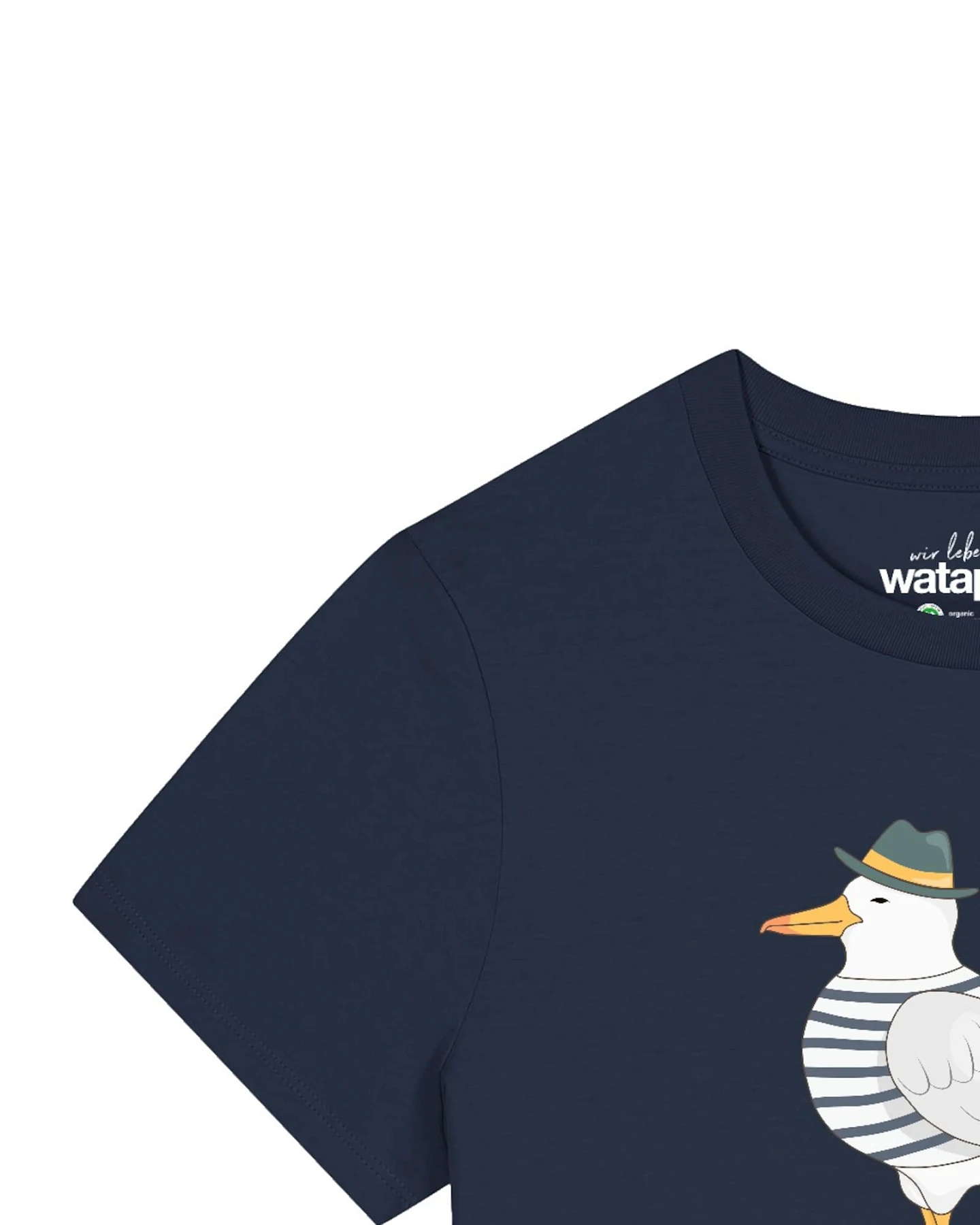 Watapparel T-Shirt Möwe Mit Hut – Ansicht 3