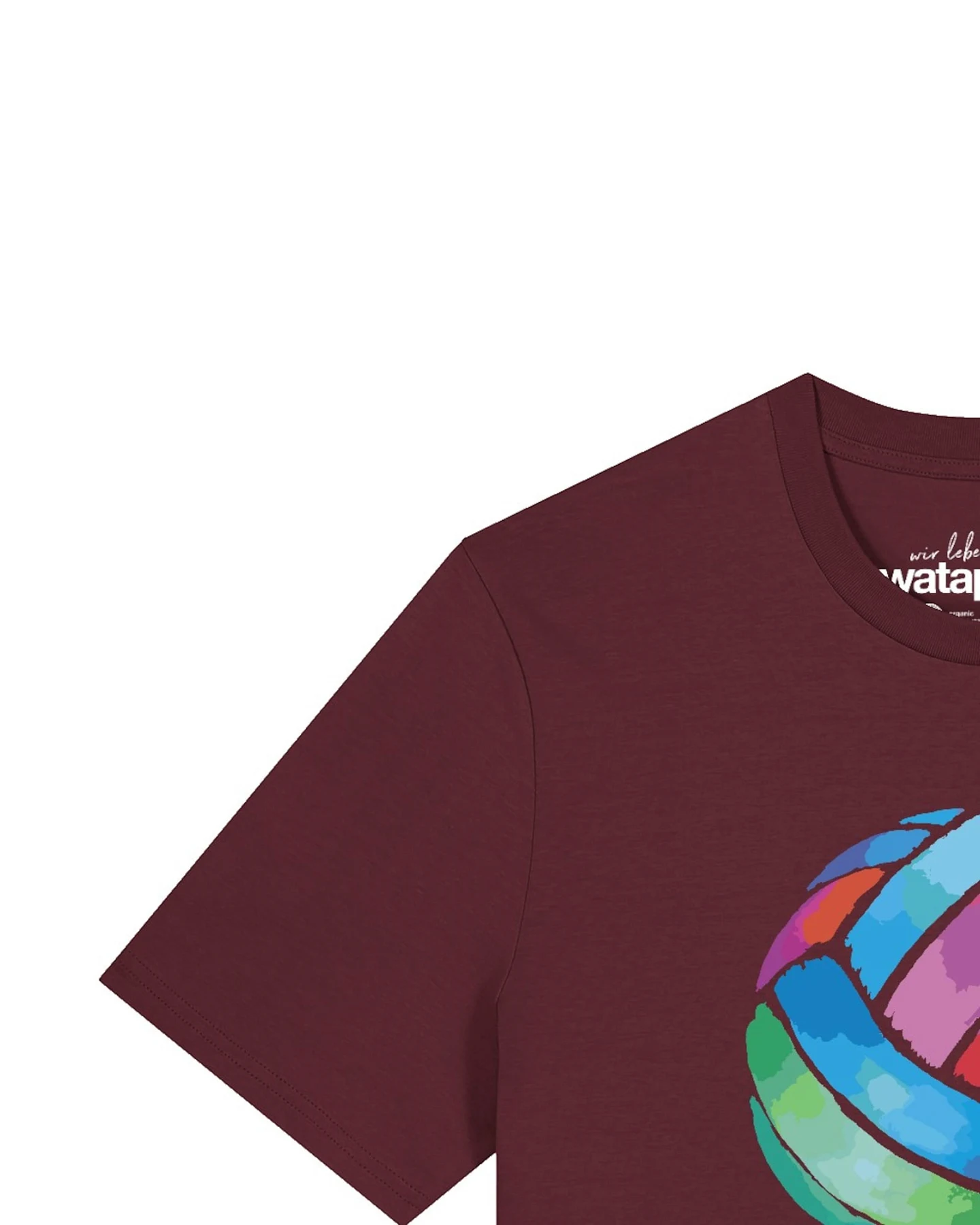 Watapparel T-Shirt Volleyball In Watercolor – Ansicht 3
