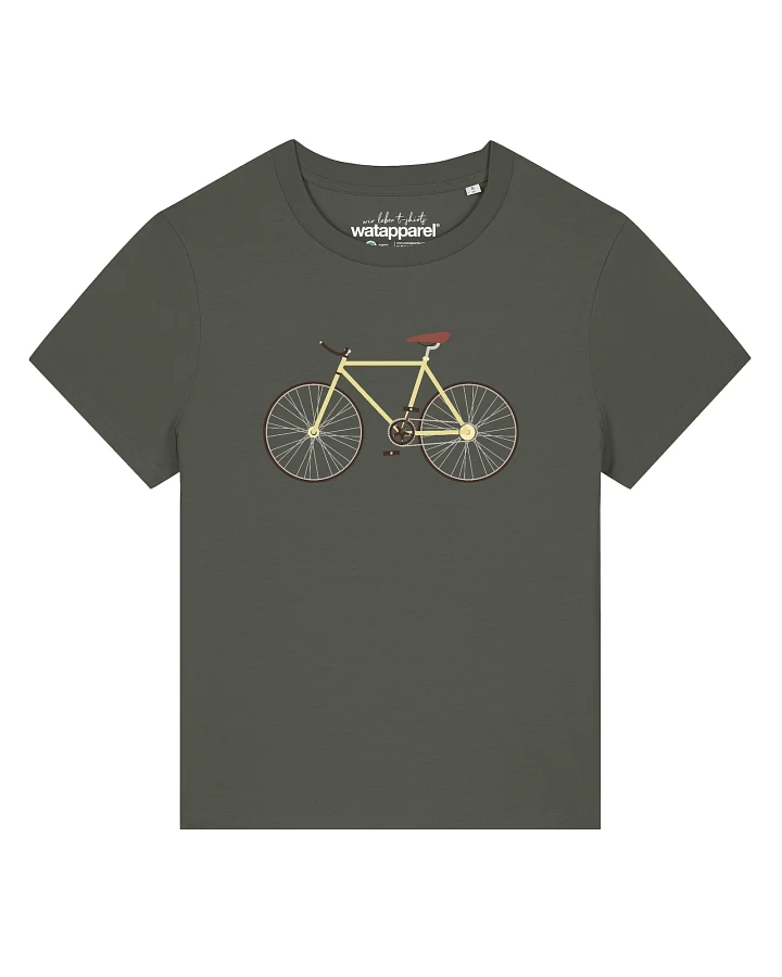 Watapparel T-Shirt Yellow Bike