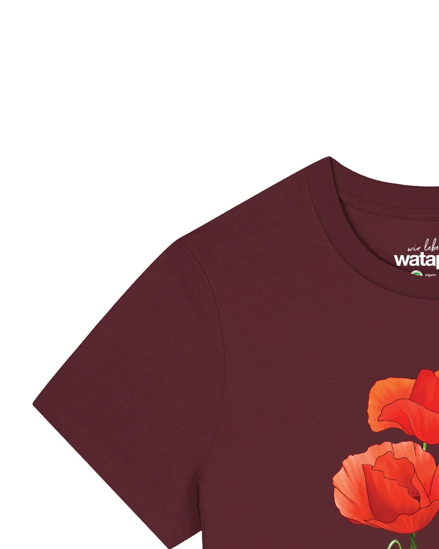 Watapparel T-Shirt Poppy Flowers – Ansicht 3