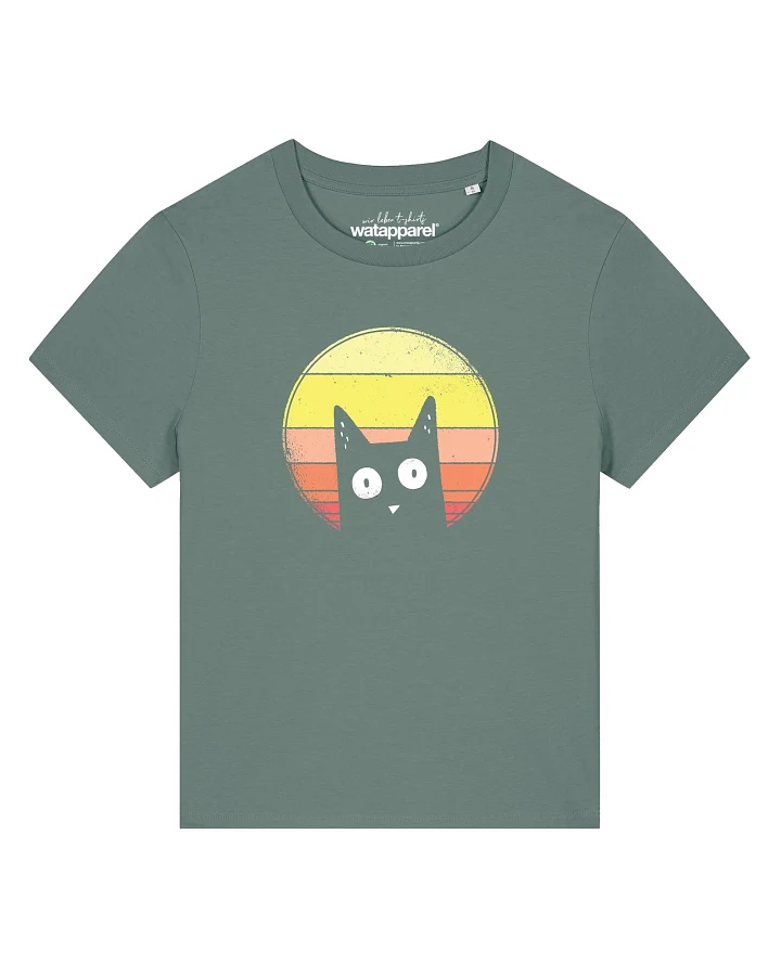 Watapparel T-Shirt Sunset Cat