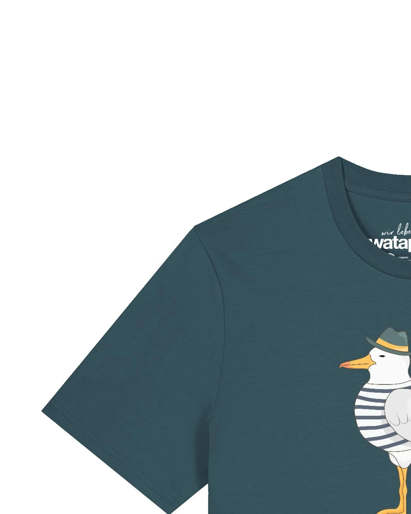Watapparel T-Shirt Möwe Mit Hut – Ansicht 3