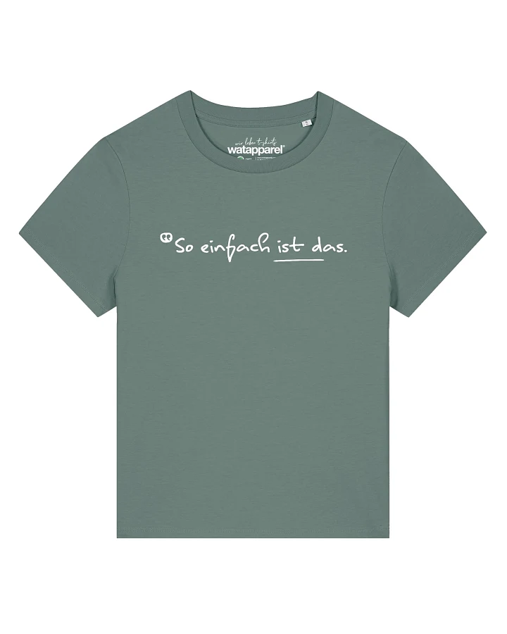 Watapparel T-Shirt So Einfach Ist Das