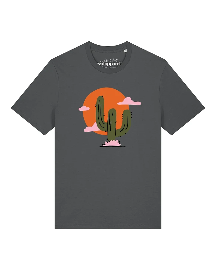 Watapparel T-Shirt Kaktus Im Sonnenuntergang