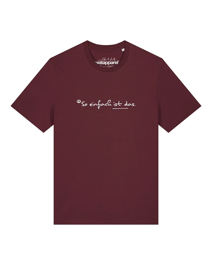 Watapparel T-Shirt So Einfach Ist Das