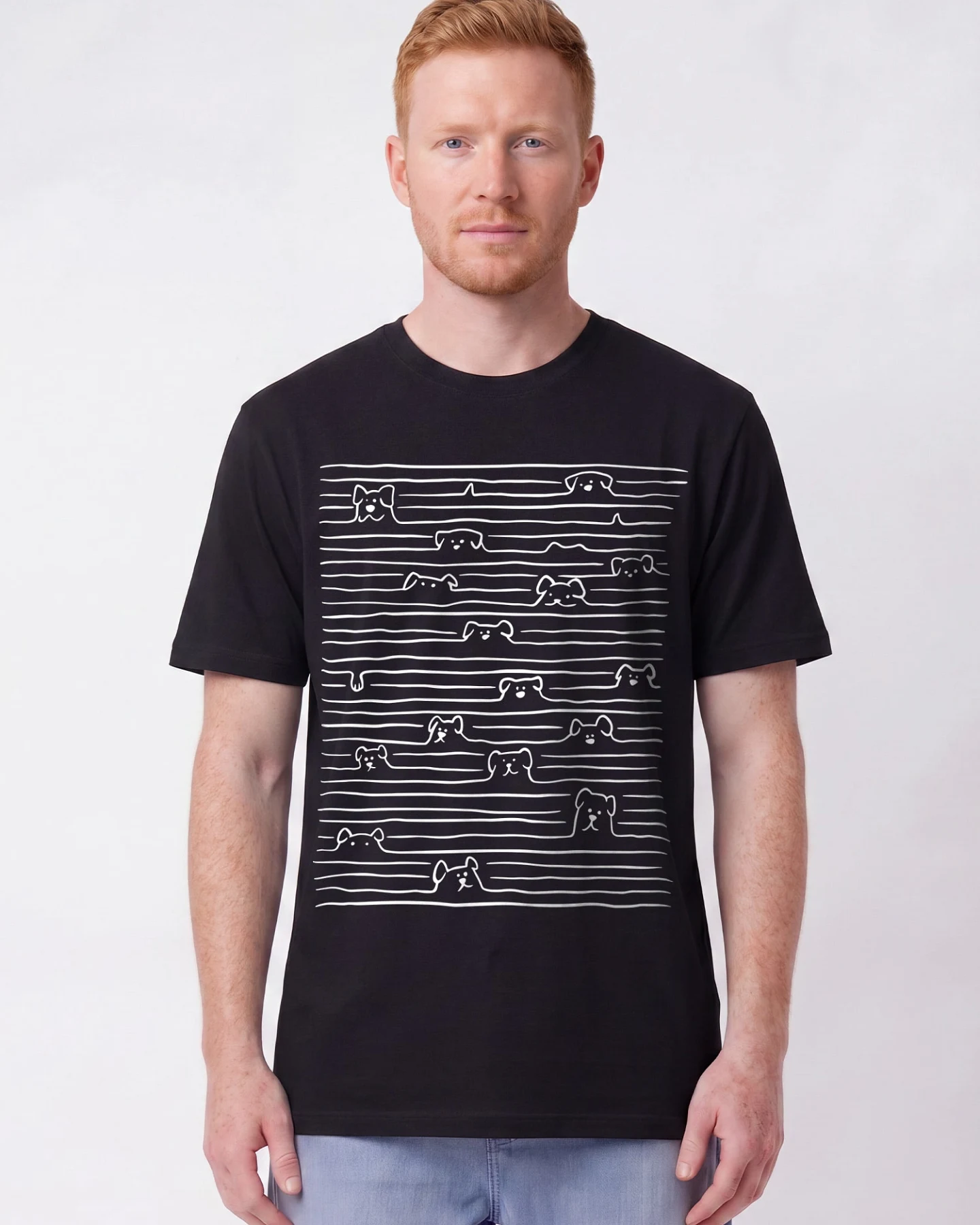 Watapparel T-Shirt Doodle Dogs – Ansicht 2