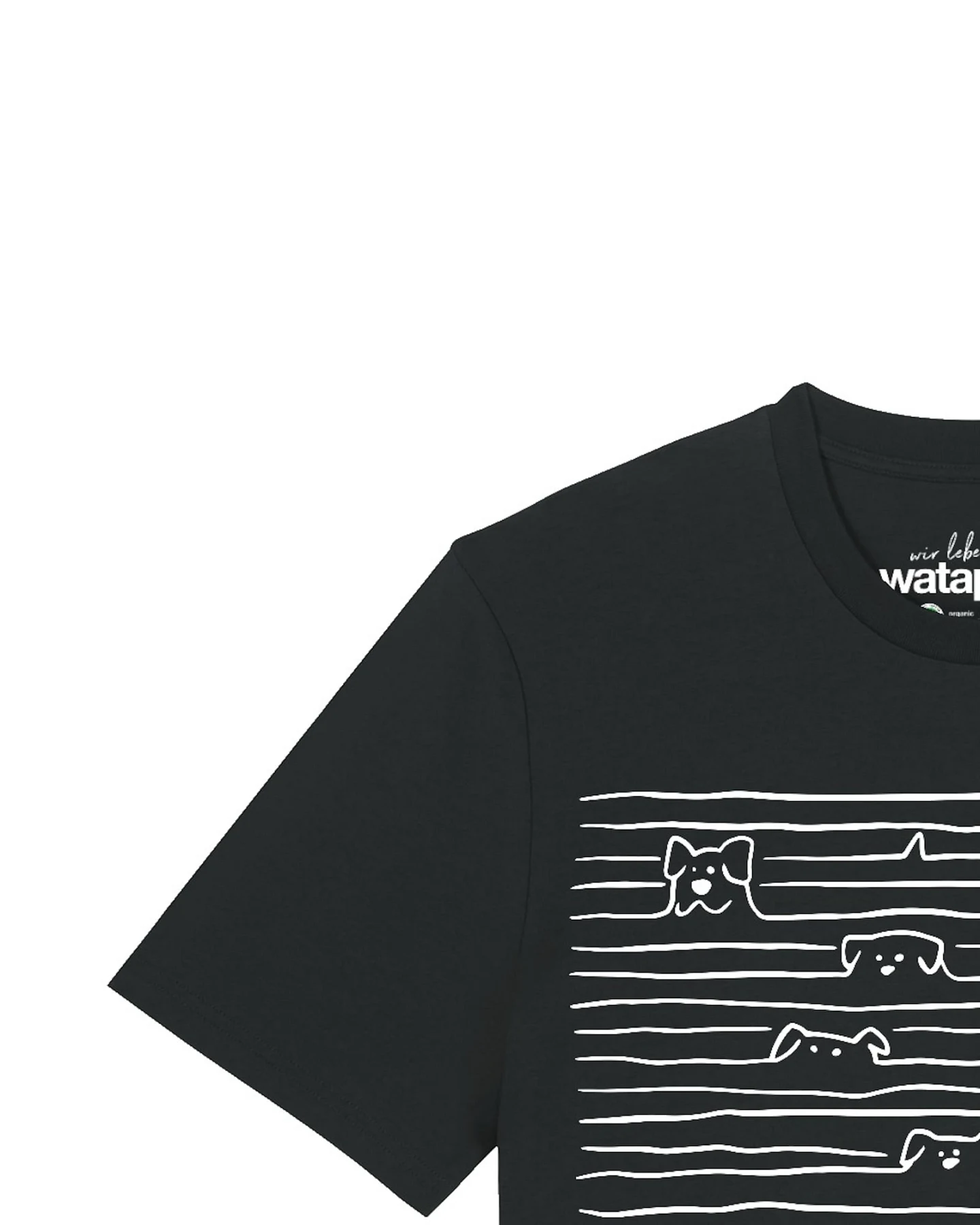 Watapparel T-Shirt Doodle Dogs – Ansicht 3