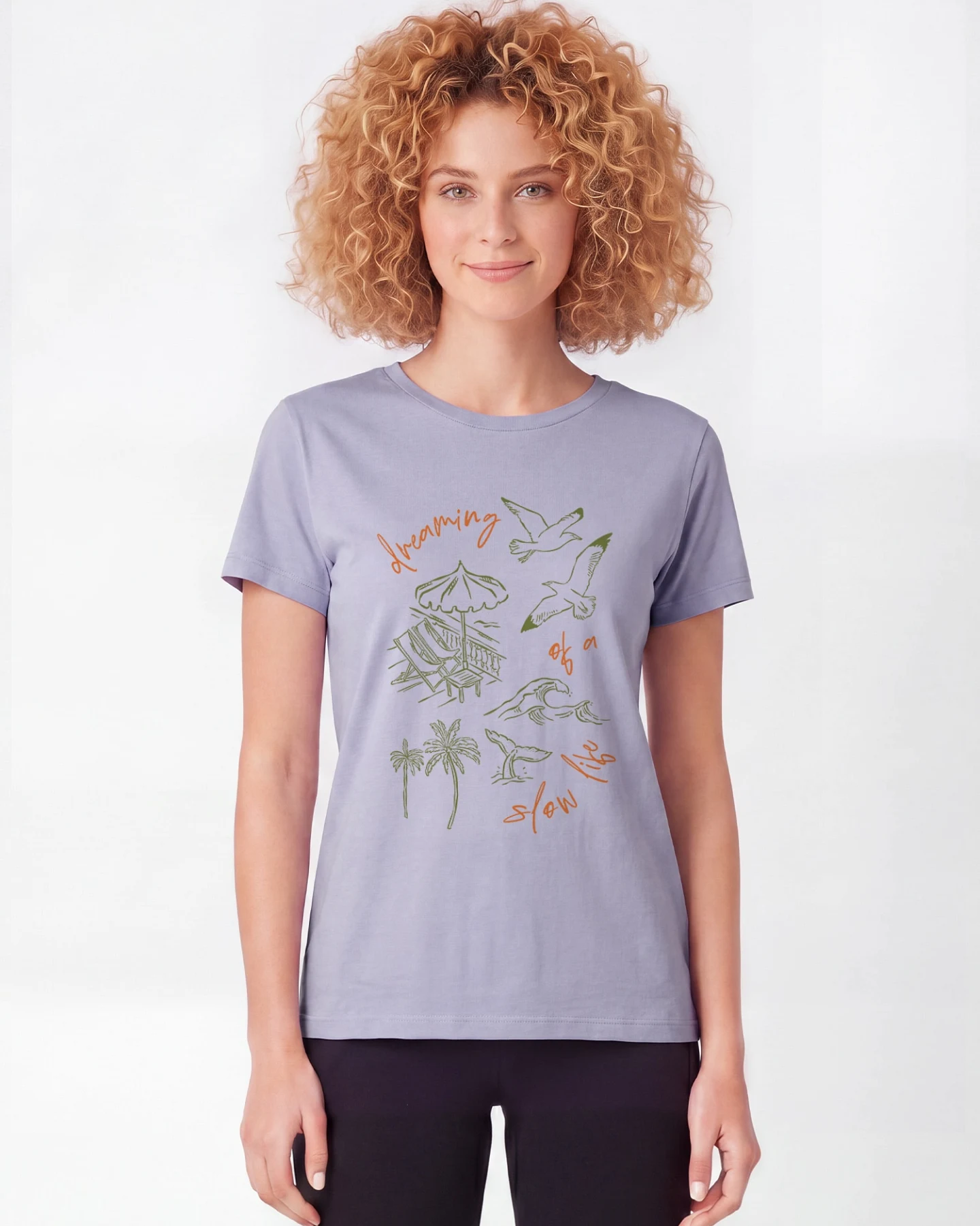 Watapparel T-Shirt Dreaming Of A Slow Life – Ansicht 2