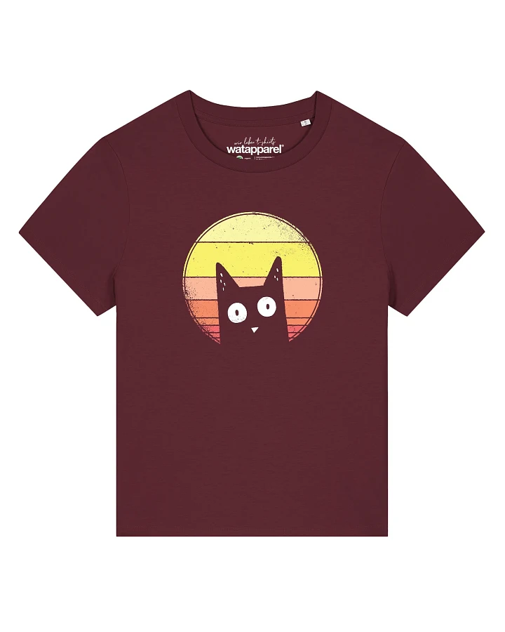 Produktseite: Watapparel T-Shirt Sunset Cat