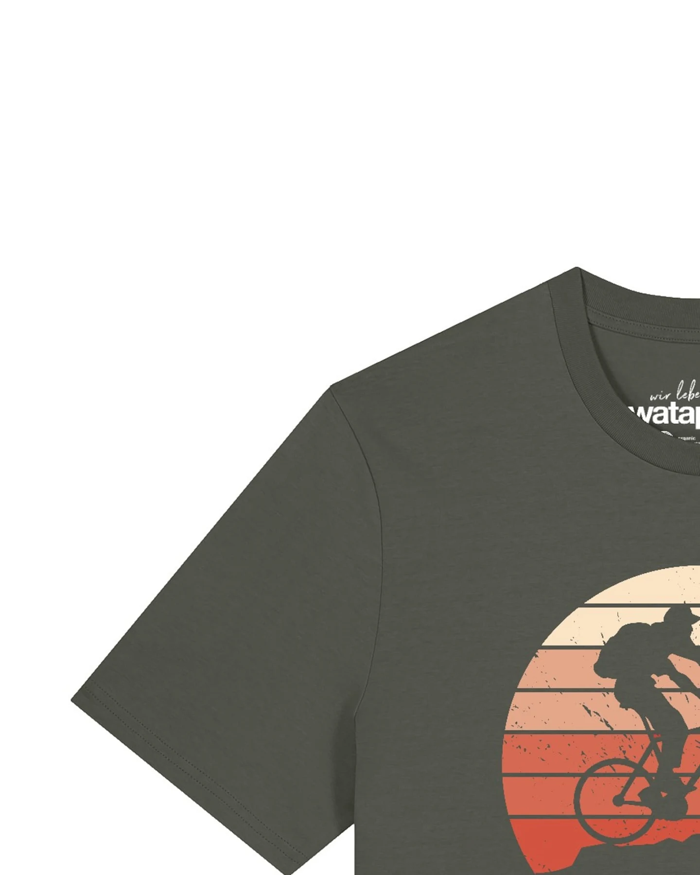 Watapparel T-Shirt Mountainbike Silhouette – Ansicht 3