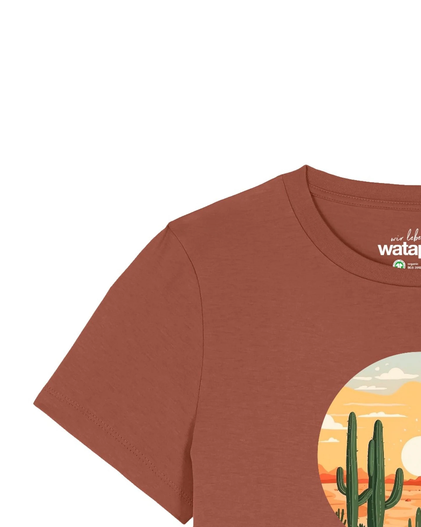 Watapparel T-Shirt Sonnenuntergang In Der Wüste – Ansicht 3