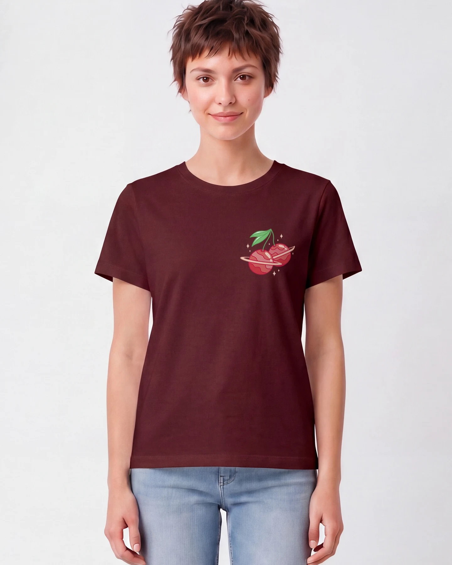 Watapparel T-Shirt Cherry Planets – Ansicht 2