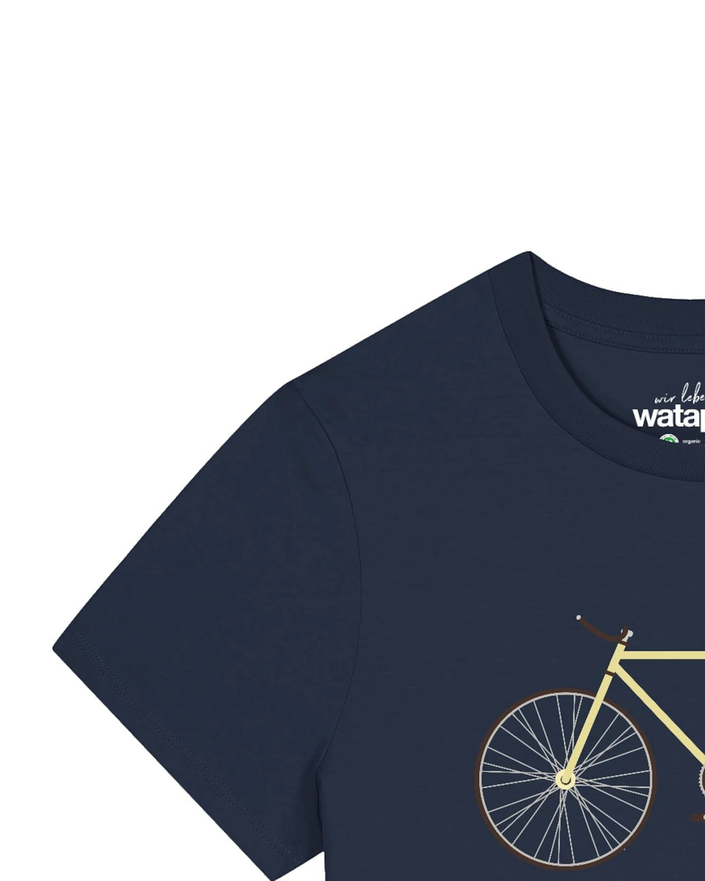 Watapparel T-Shirt Yellow Bike – Ansicht 3