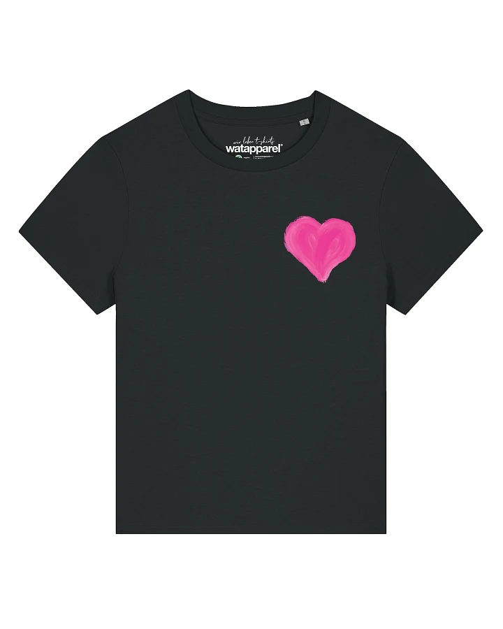 Watapparel T-Shirt Pink Heart