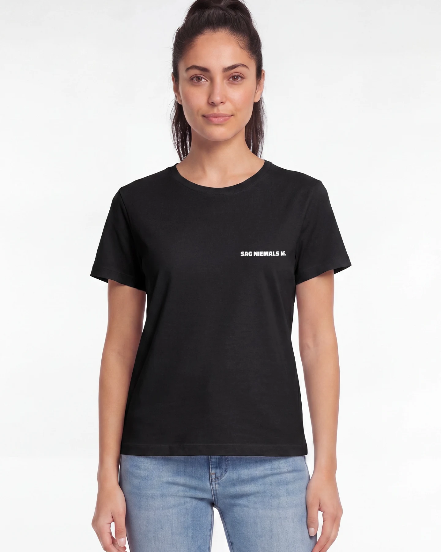 Watapparel T-Shirt Sag Niemals Nie – Ansicht 2