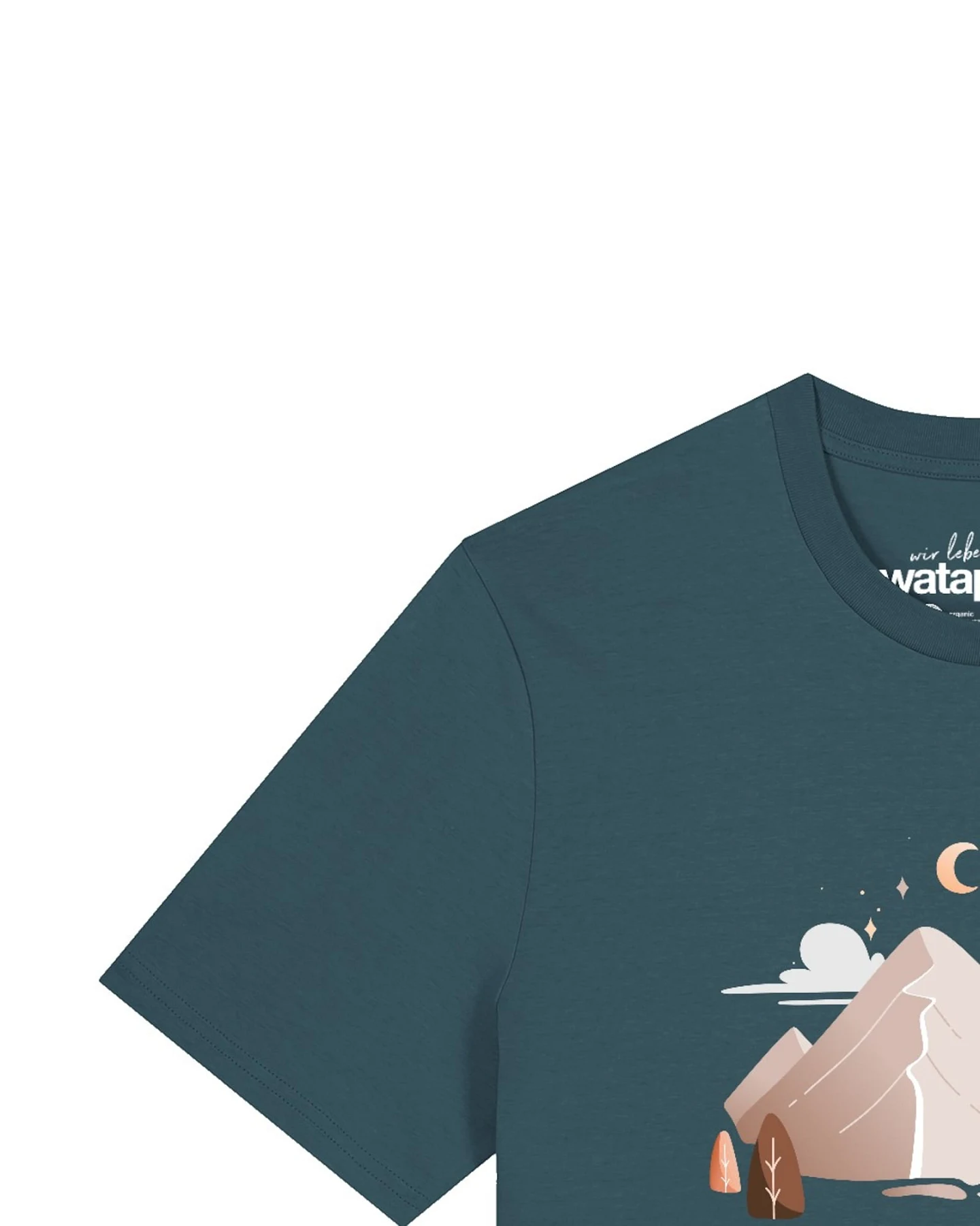 Watapparel T-Shirt Night & Clouds – Ansicht 3